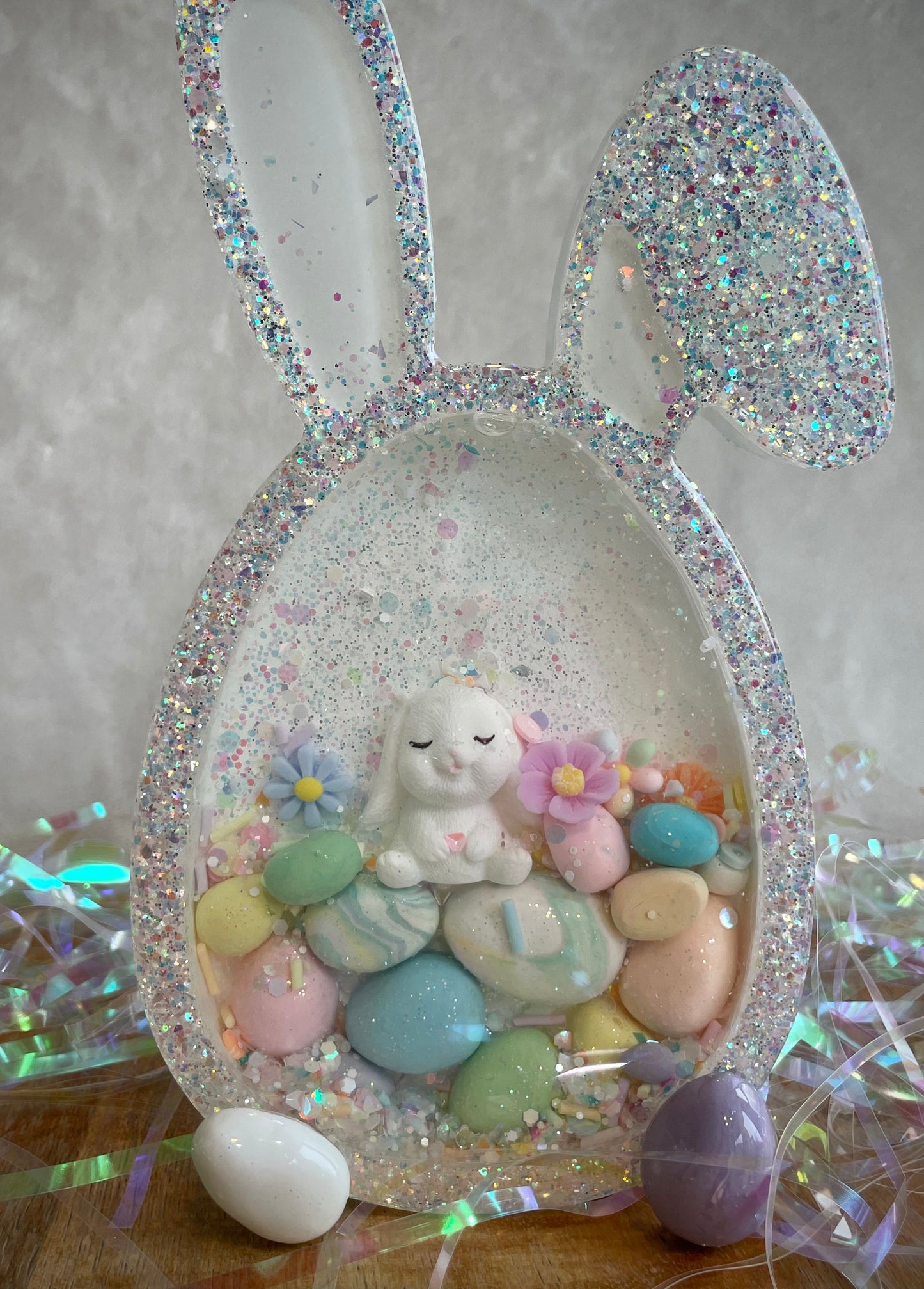 White Rabbit Snow Globe