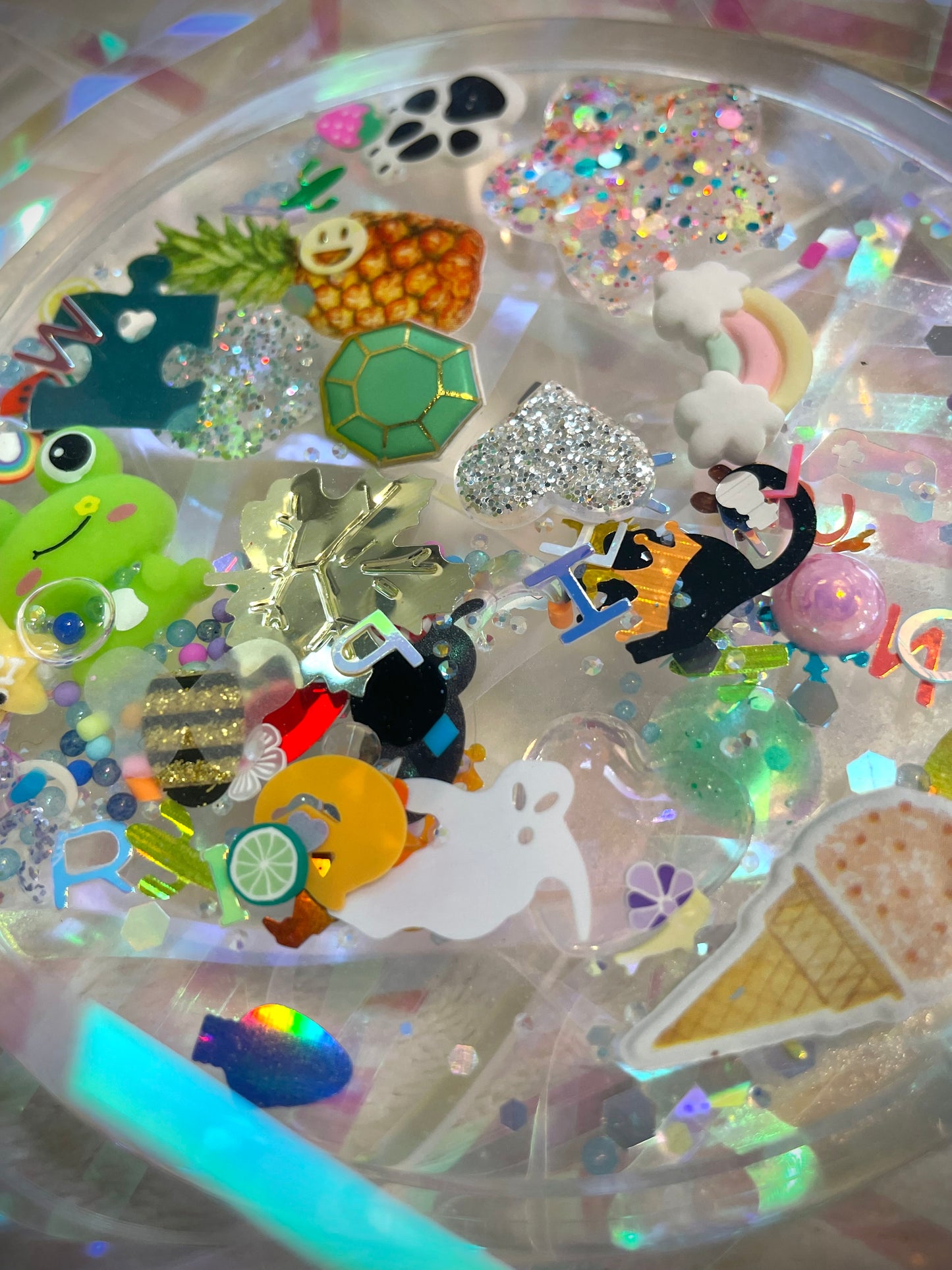 I-Spy Snow Globe Coaster, option 2