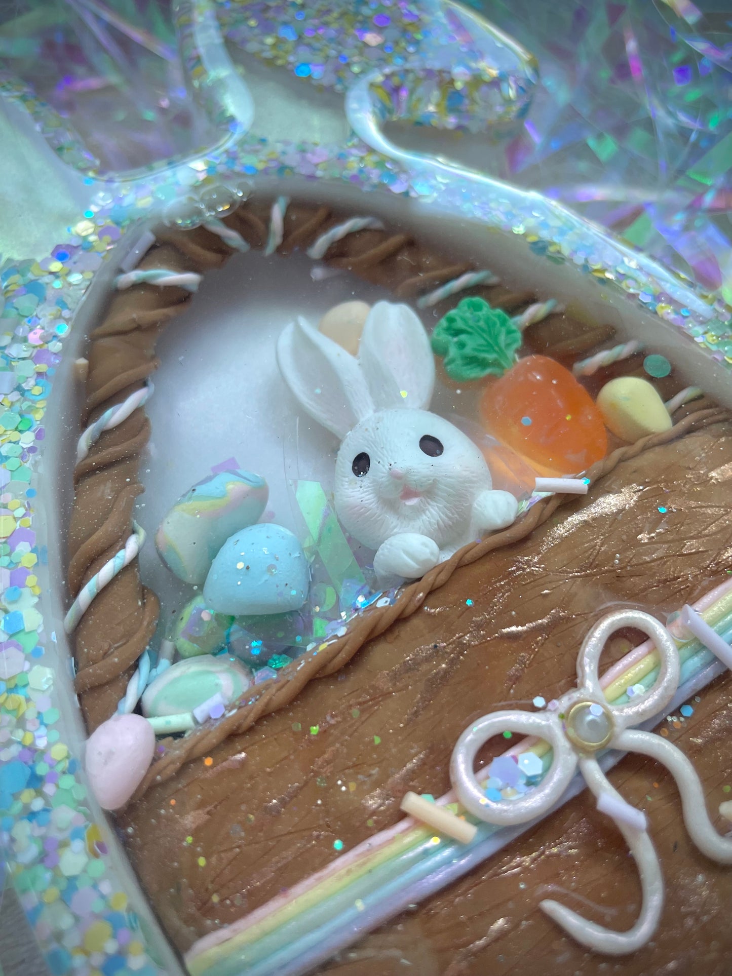 Easter Basket Snow Globe