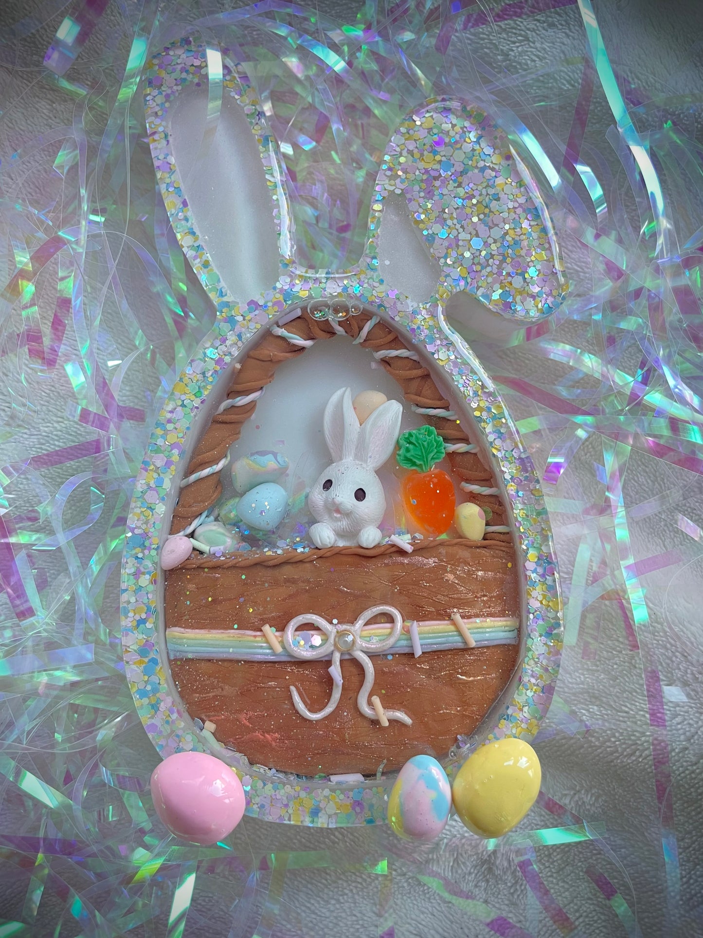Easter Basket Snow Globe