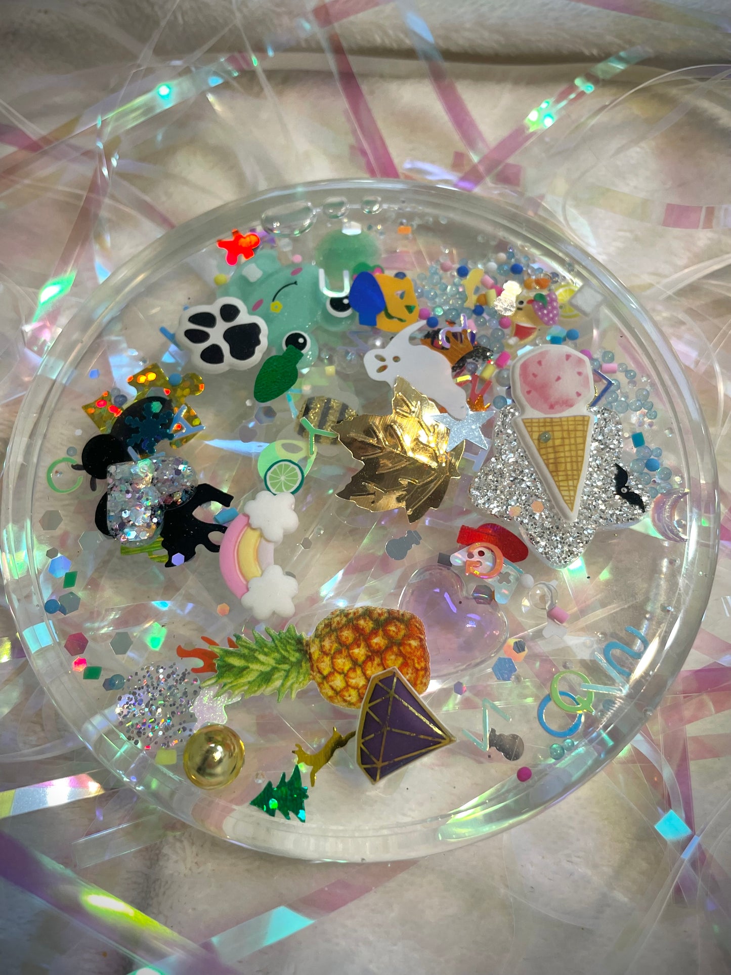 I-Spy Snow Globe Coaster, option 1