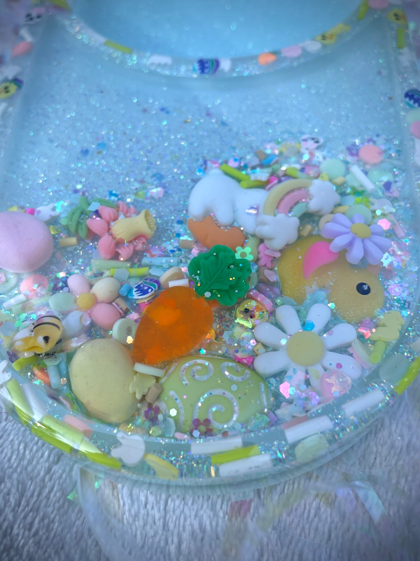 XL Easter Snow Globe Coaster