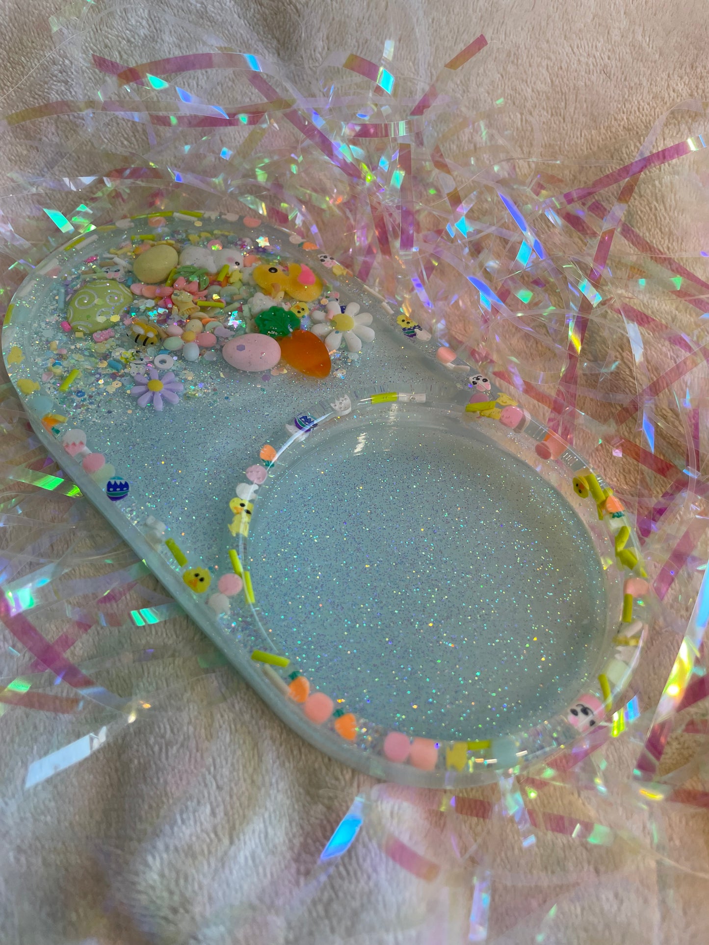 XL Easter Snow Globe Coaster