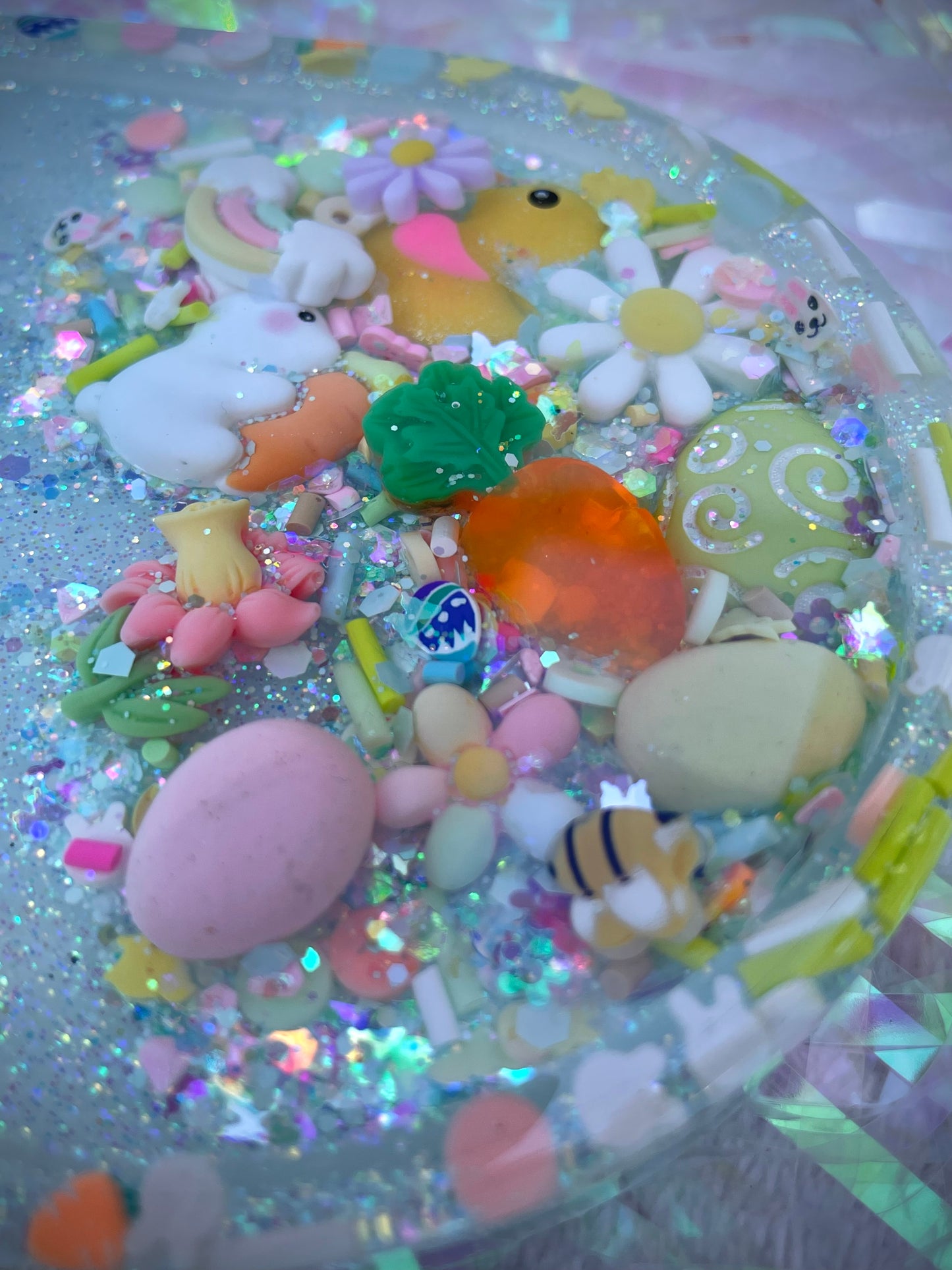 XL Easter Snow Globe Coaster
