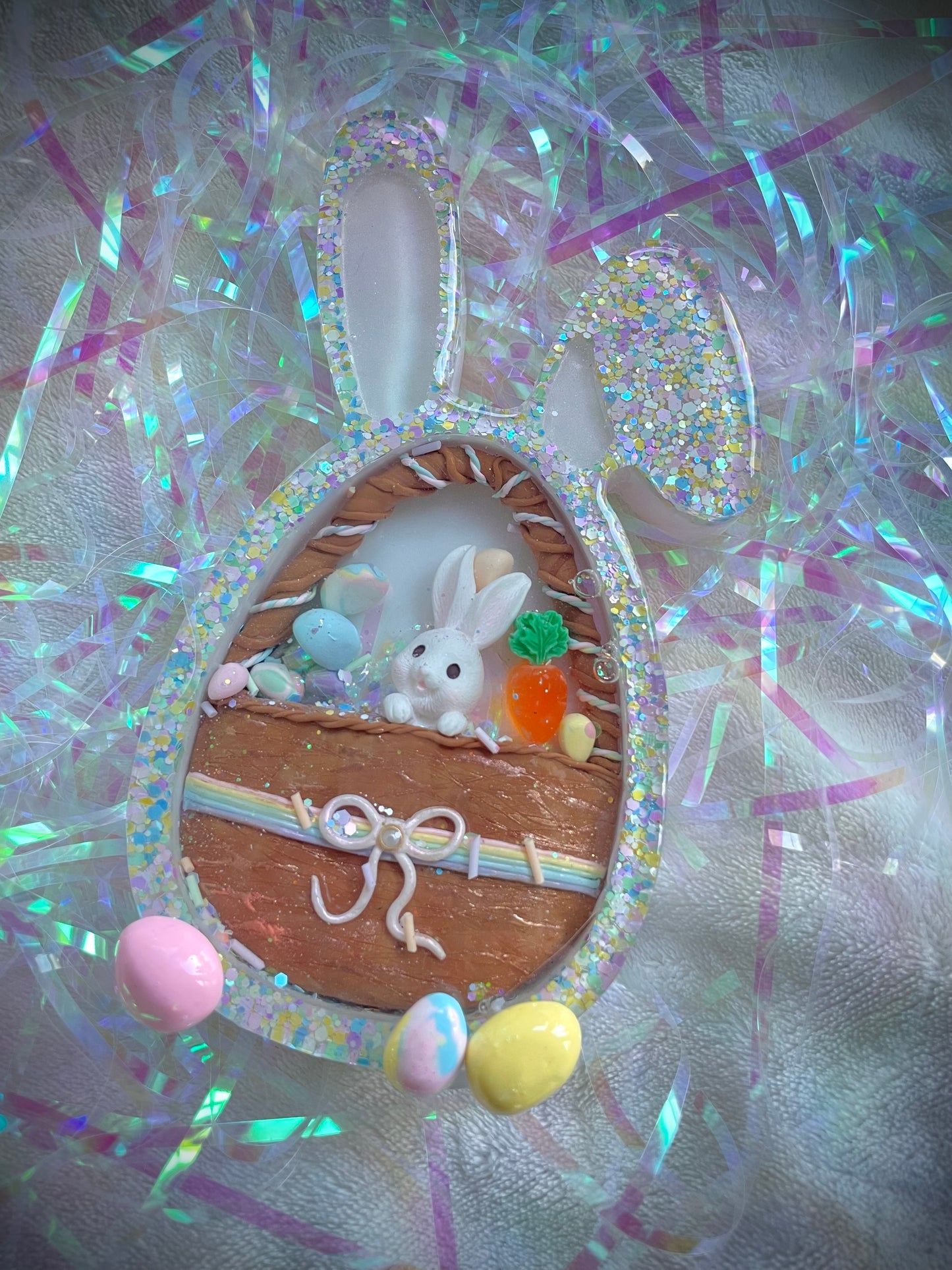 Easter Basket Snow Globe