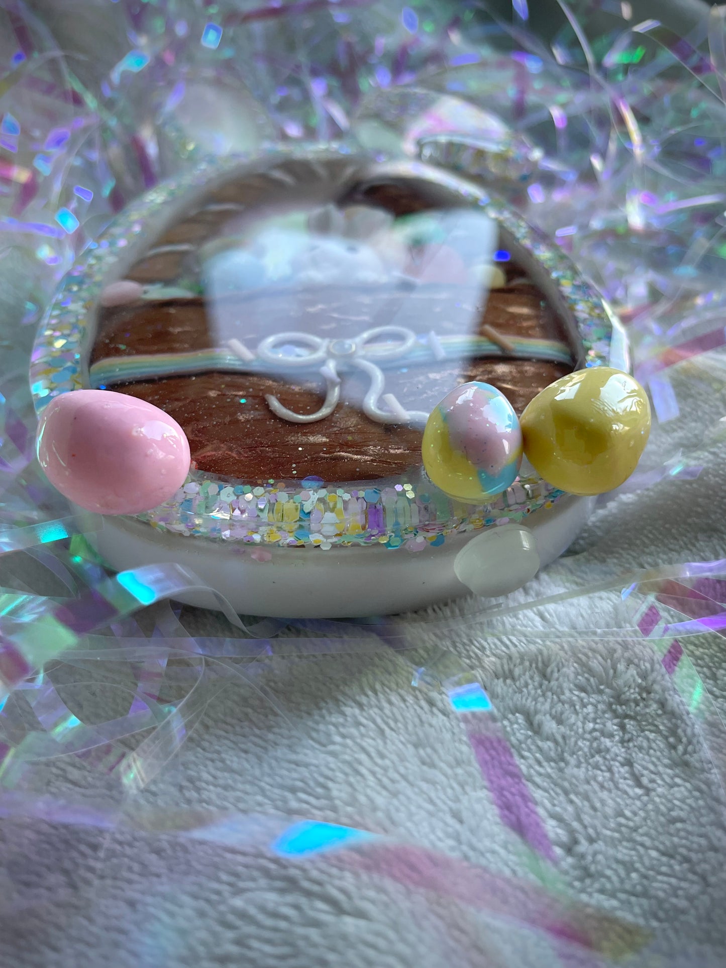 Easter Basket Snow Globe