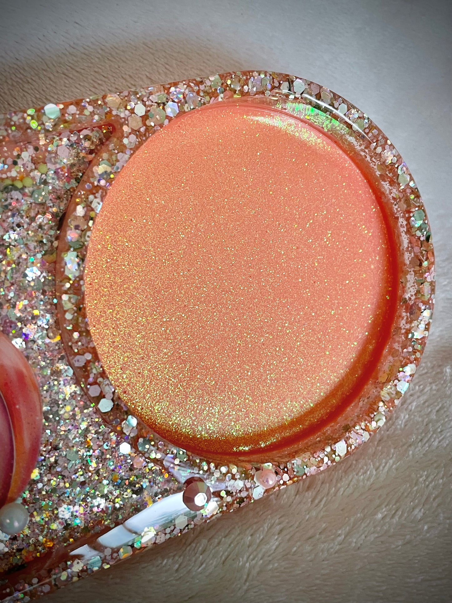 *Autumn Pumpkin XL Snow Globe Coaster