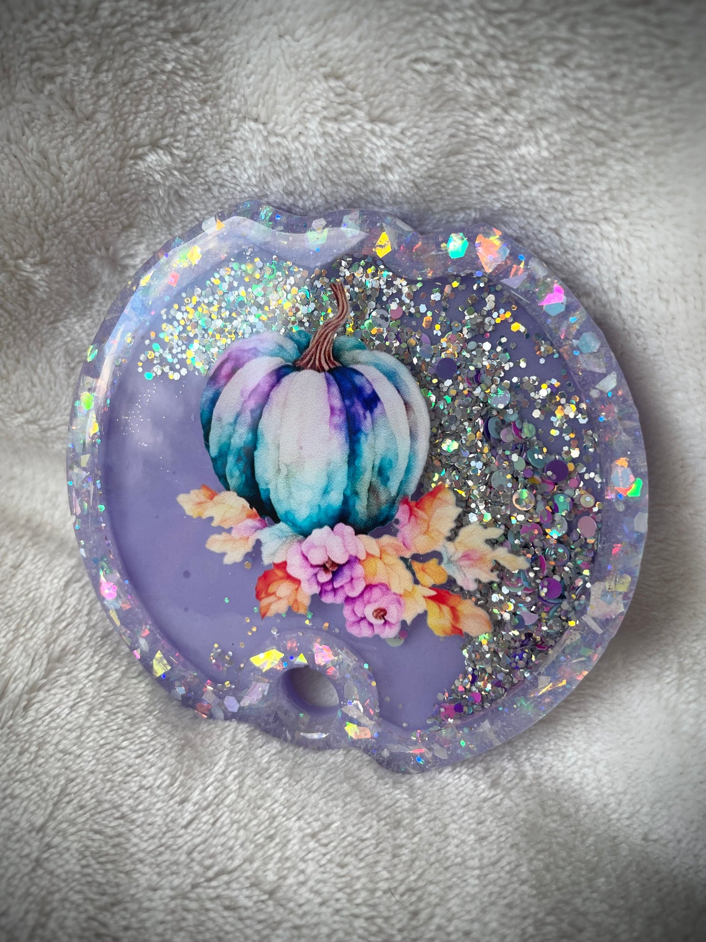 Purple Pumpkin Topper