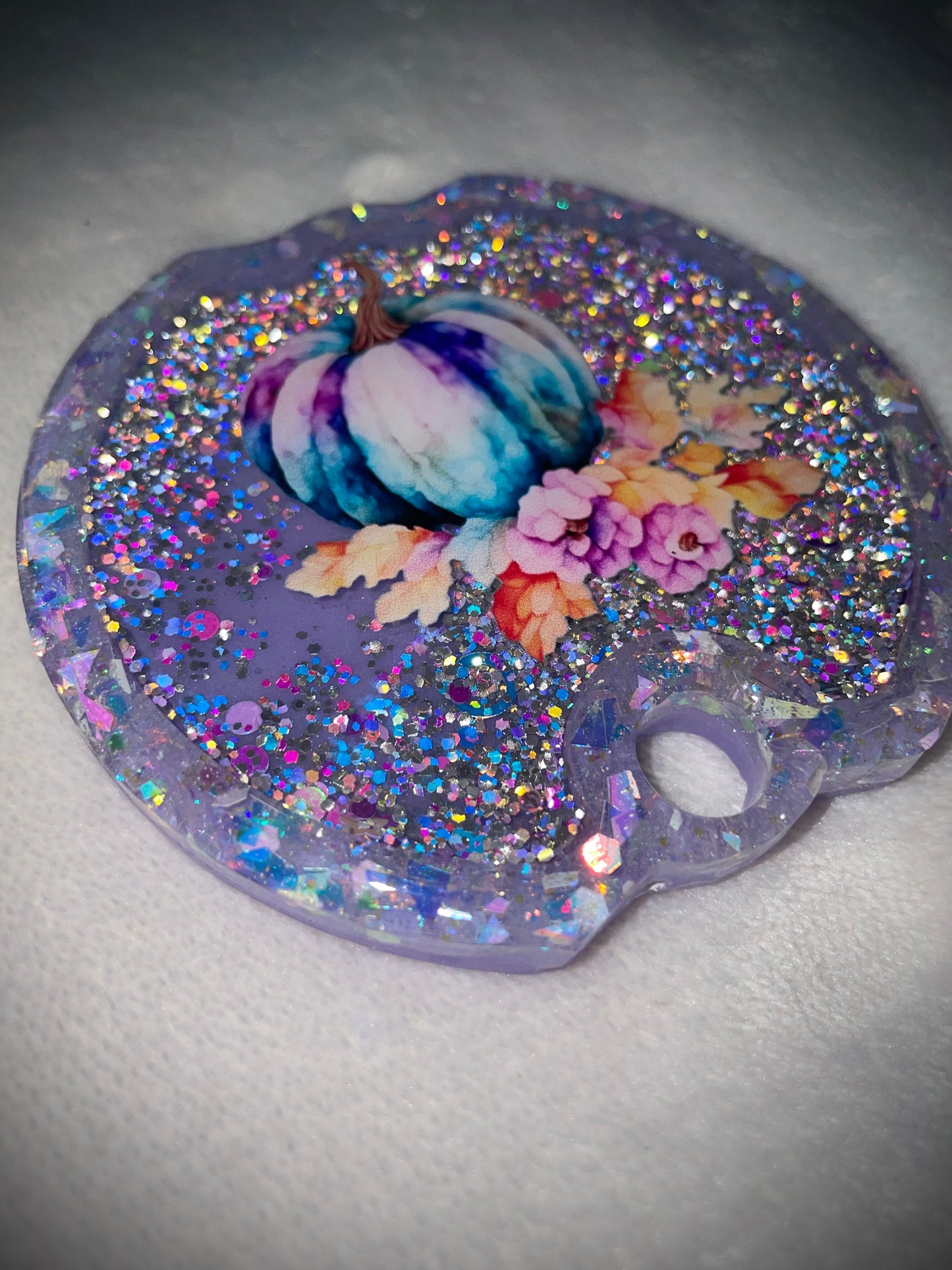 Purple Pumpkin Topper