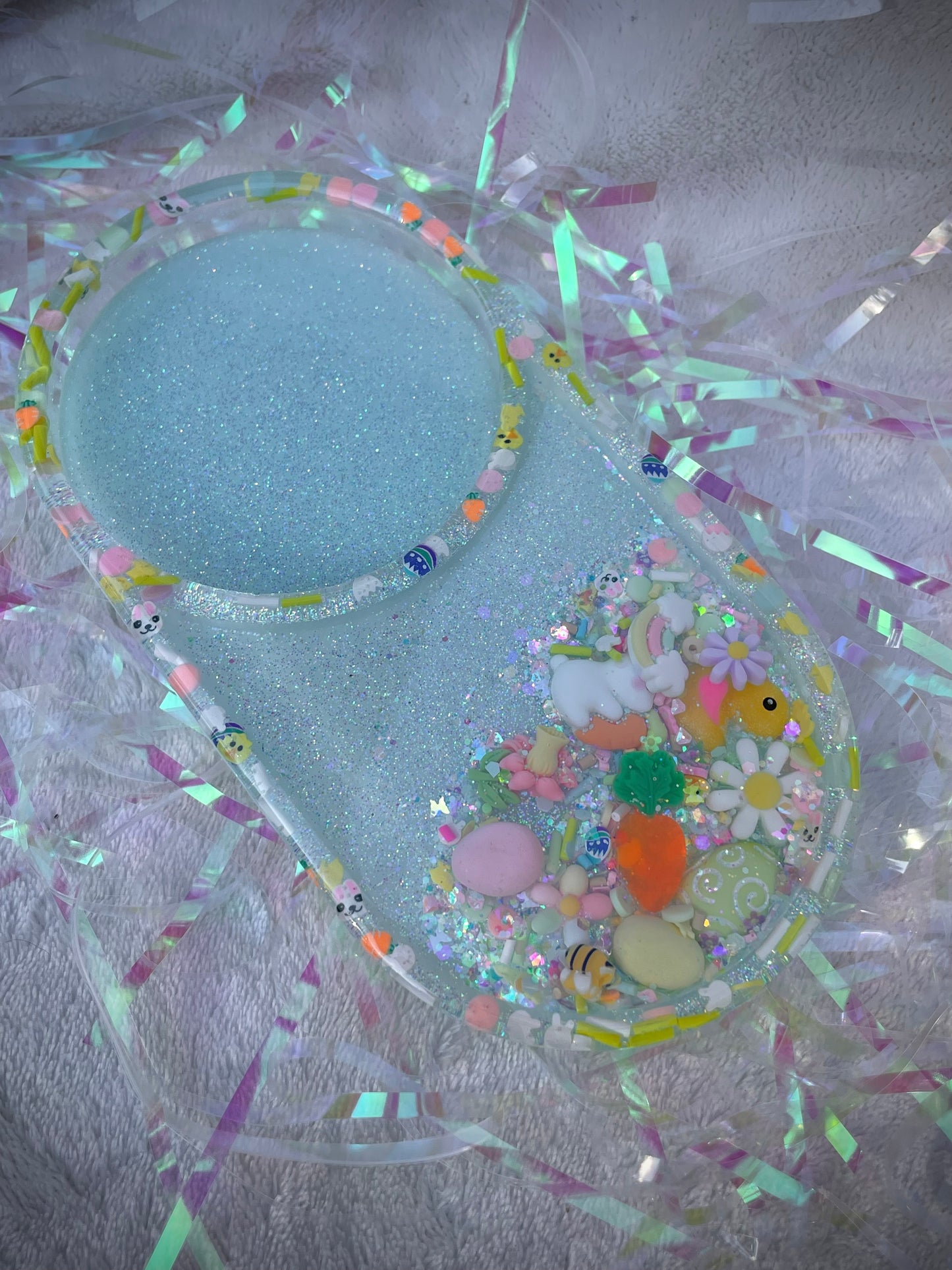 XL Easter Snow Globe Coaster