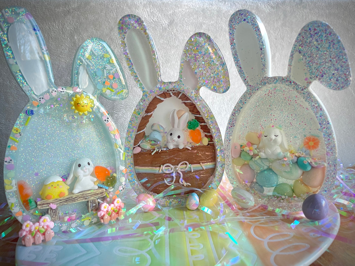 Easter Basket Snow Globe