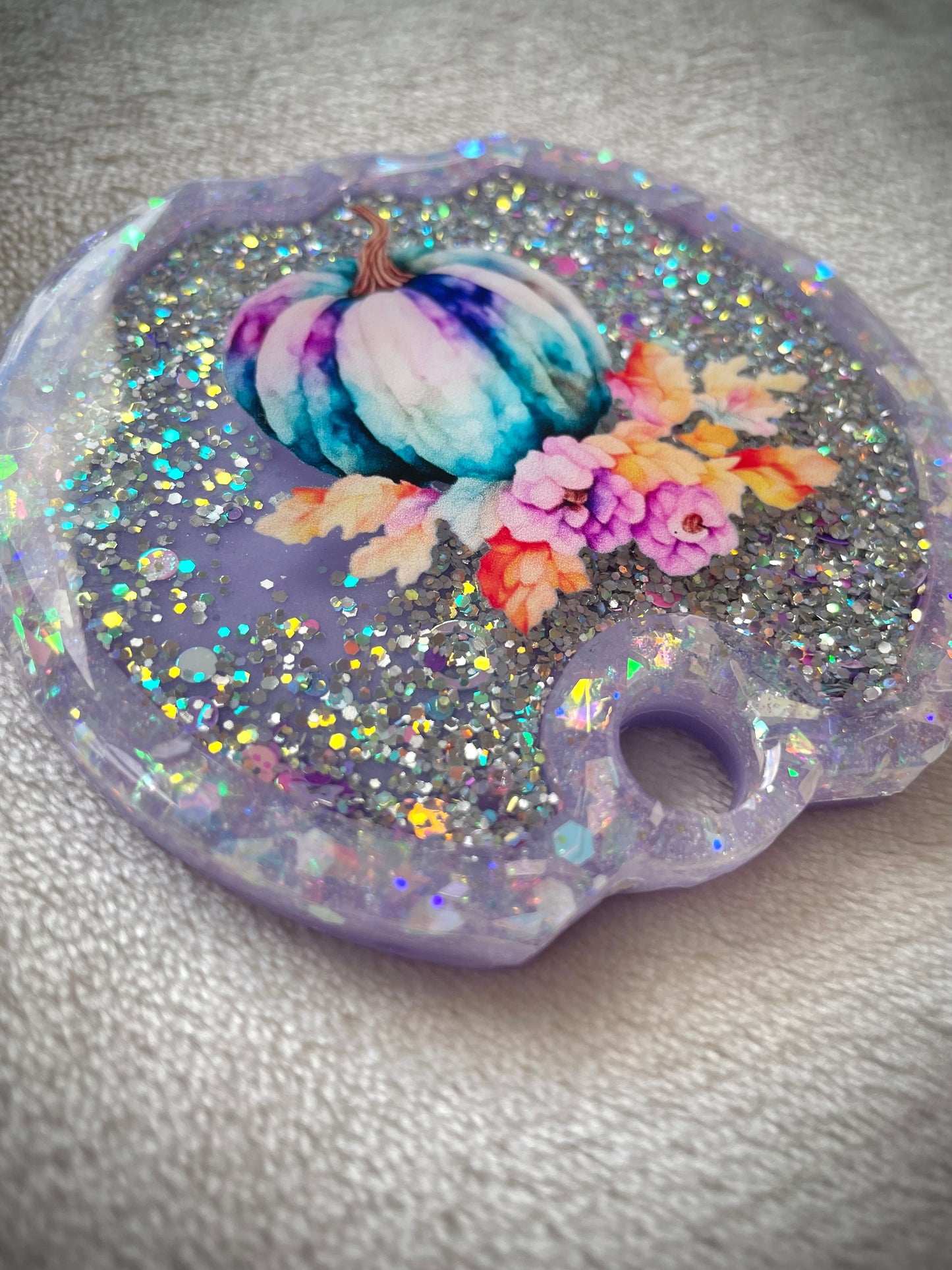 Purple Pumpkin Topper