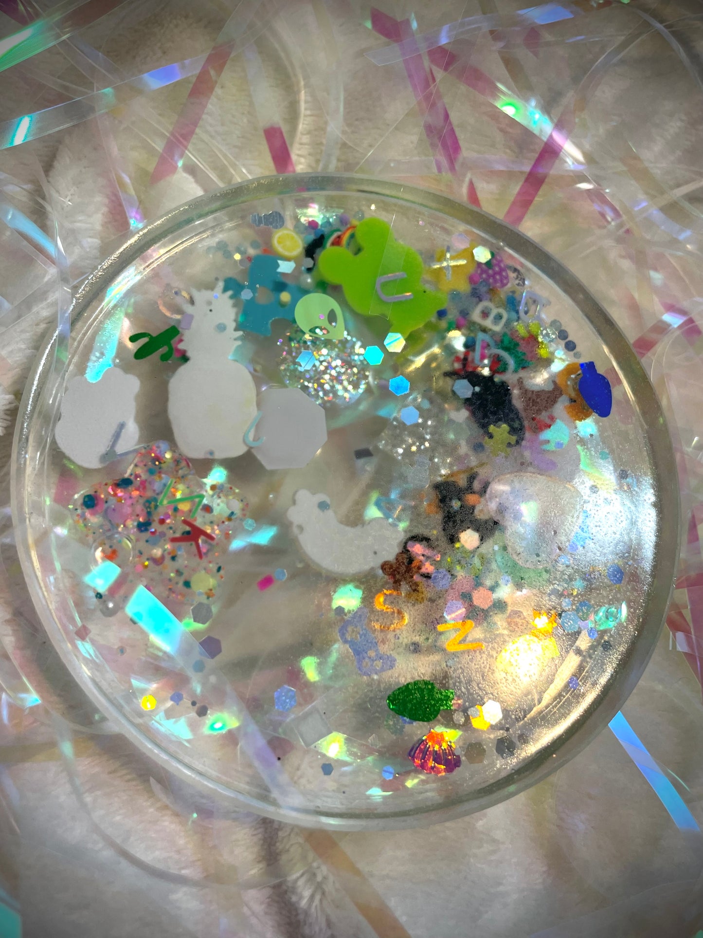 I-Spy Snow Globe Coaster, option 2