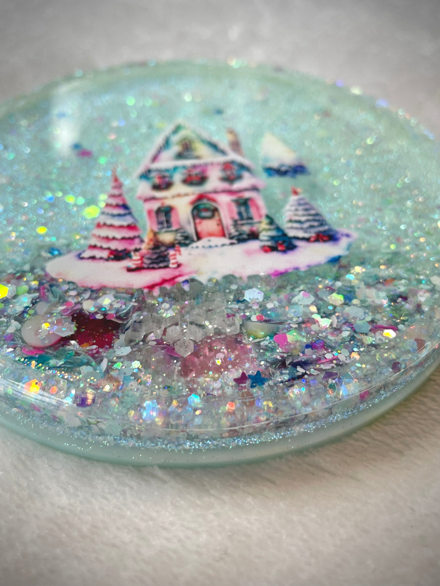 Pastel Christmas Village