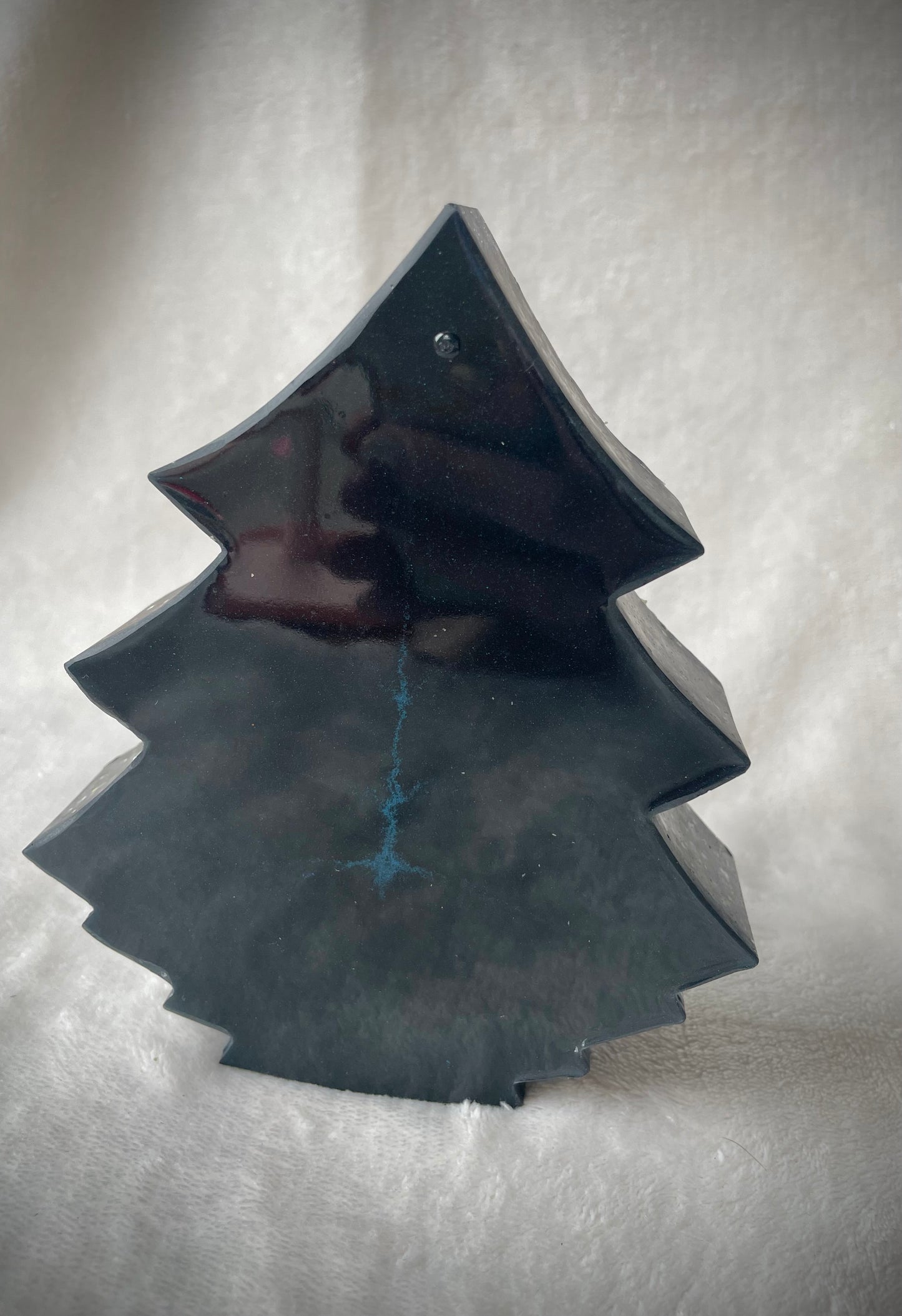 **NBC Silhouette Christmas Tree Snow Globe