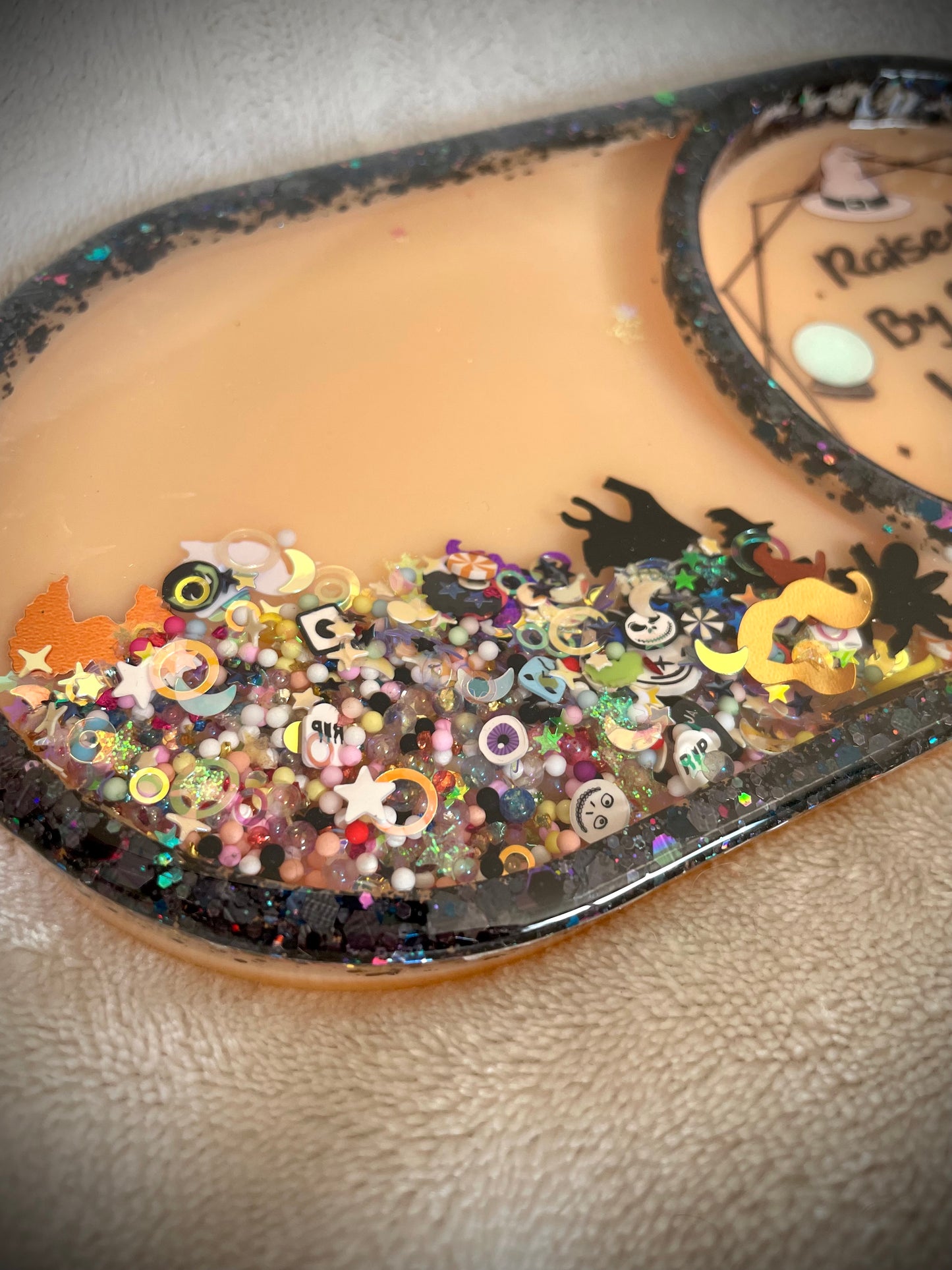 *90’s Witch XL Snow Globe Coaster, Option 1/2