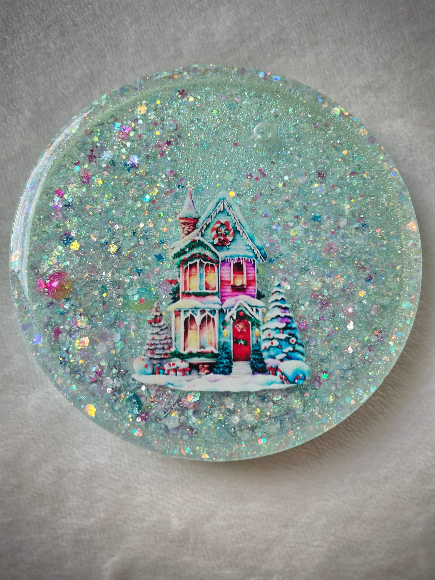 Pastel Christmas Village