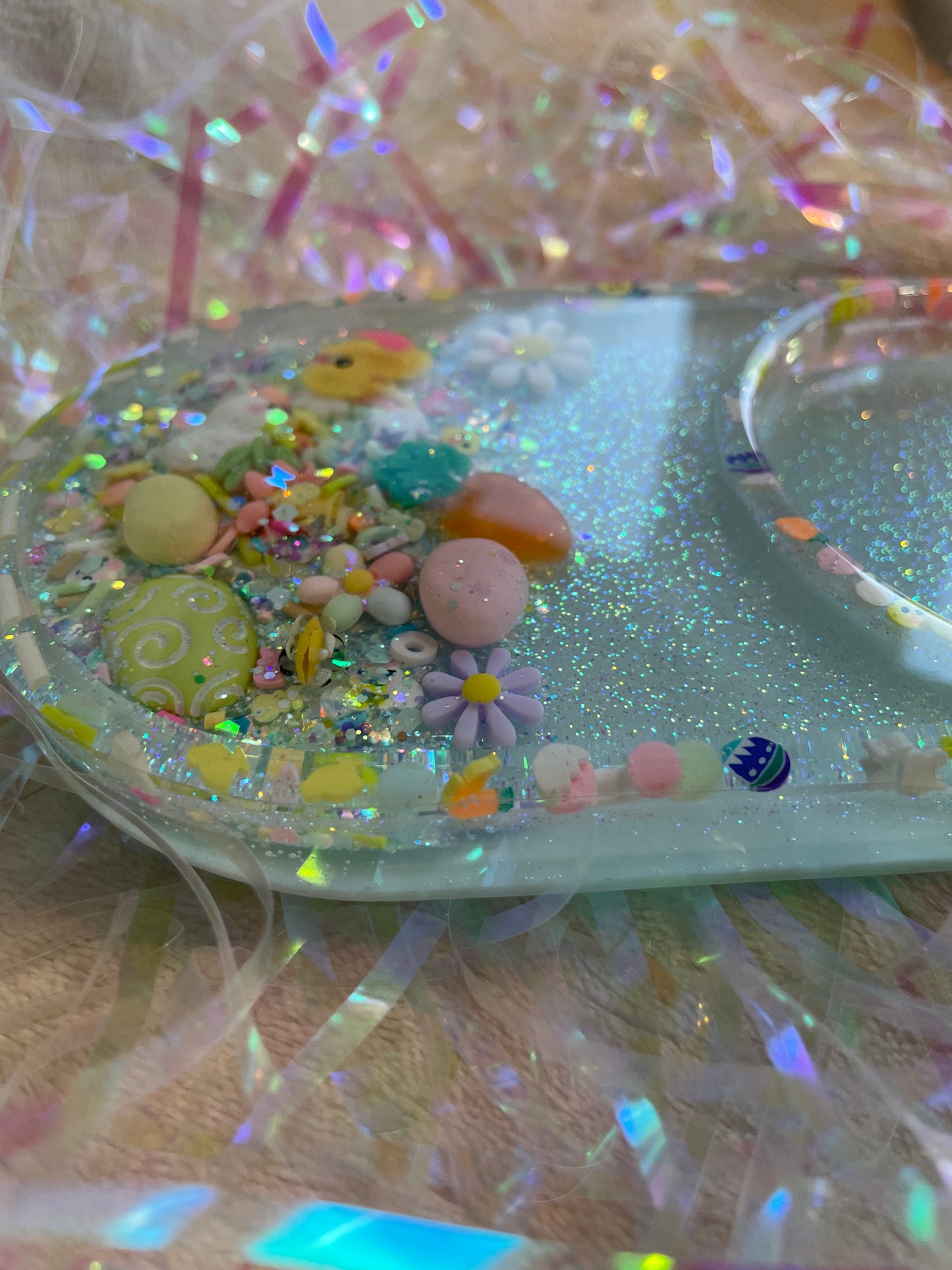 XL Easter Snow Globe Coaster