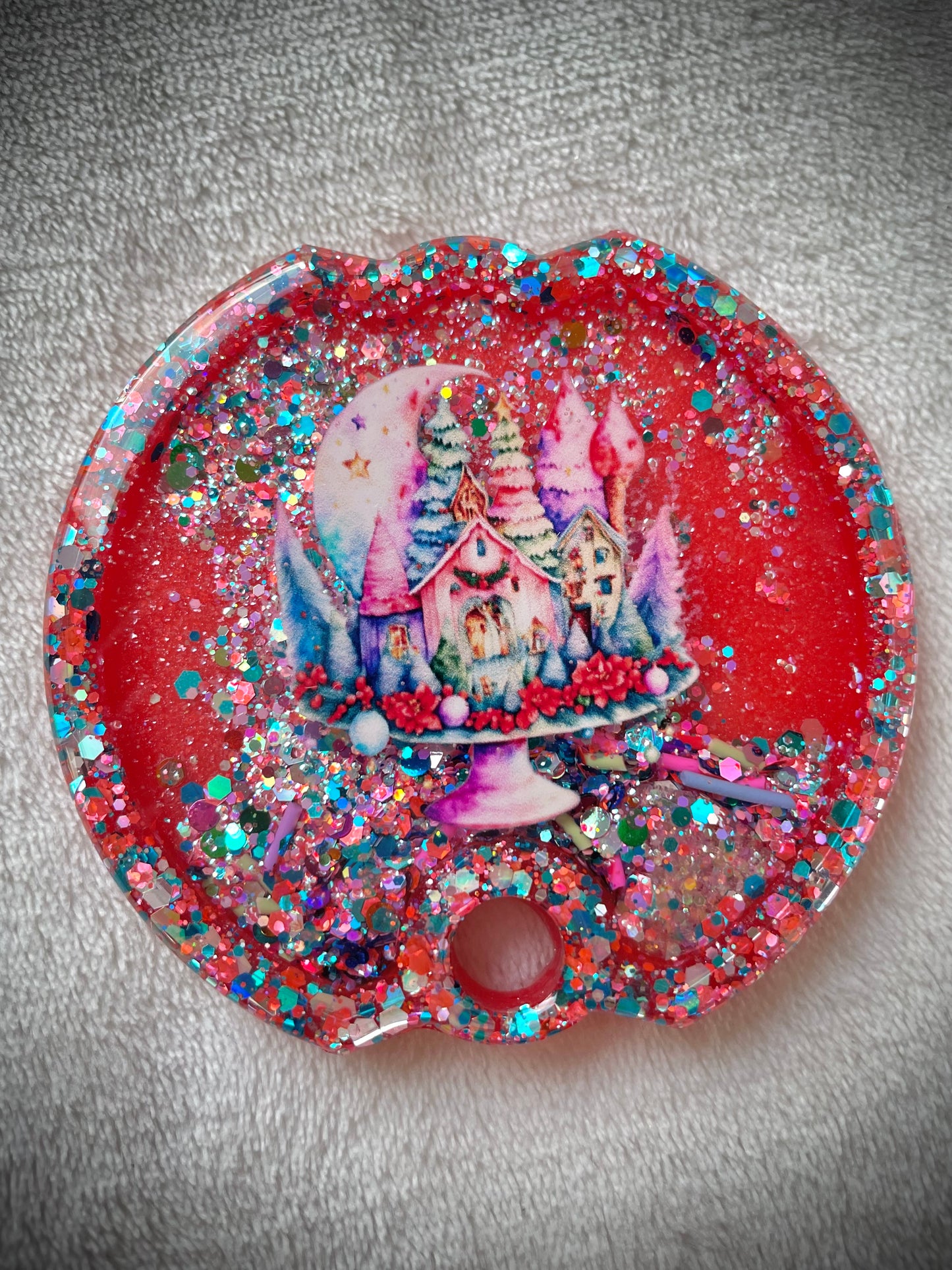 Pink Christmas Topper