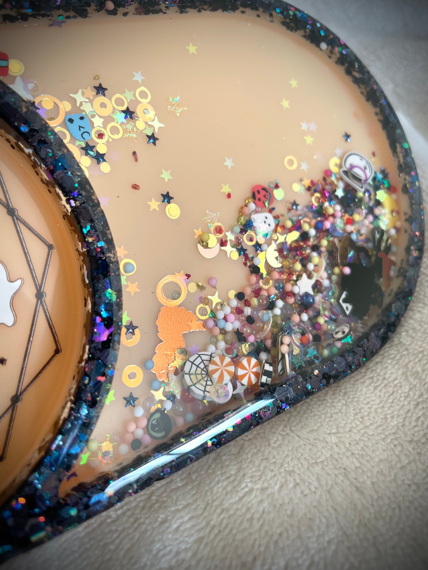 *90’s Witch XL Snow Globe Coaster, Option 2/2