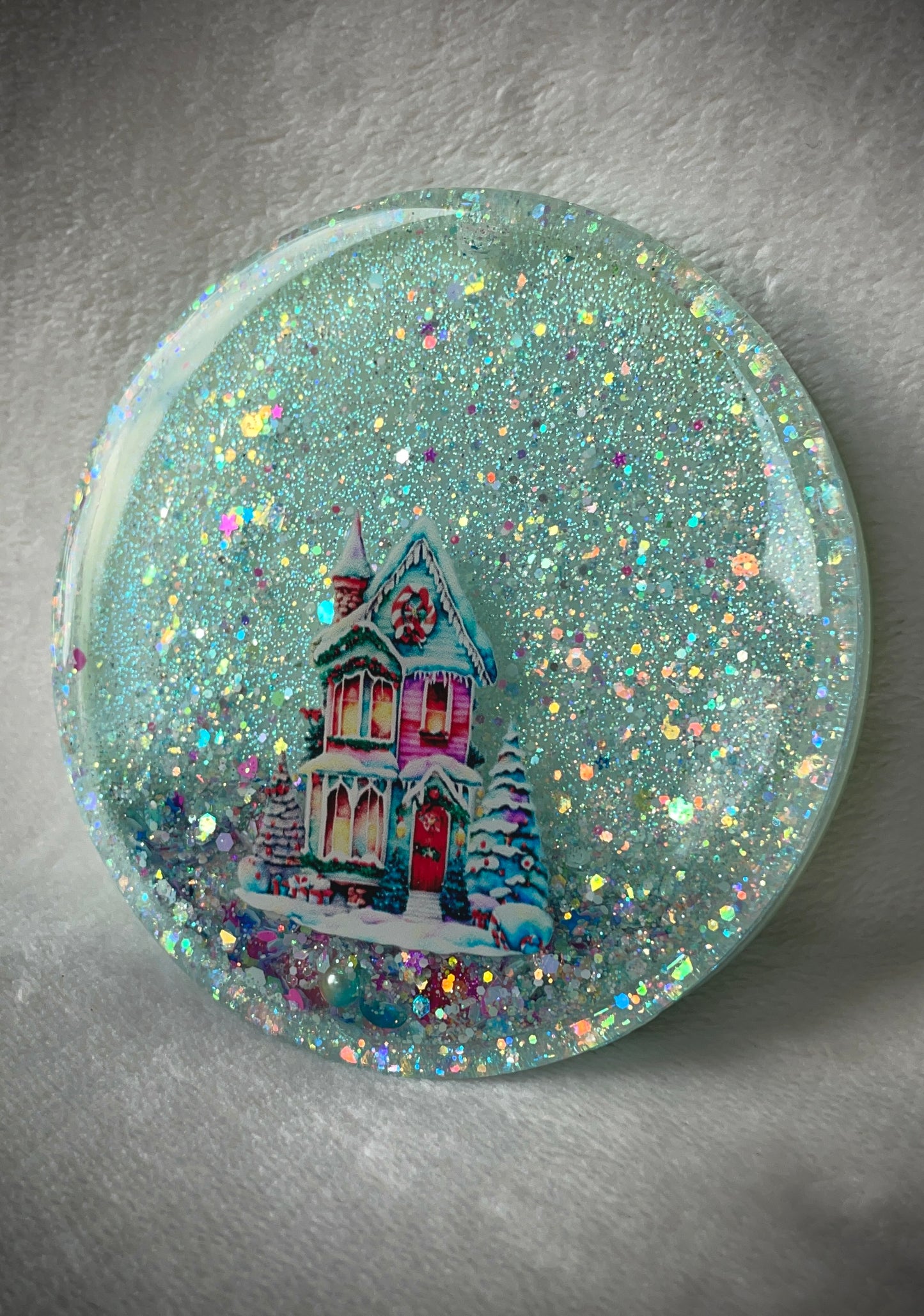 Pastel Christmas Village