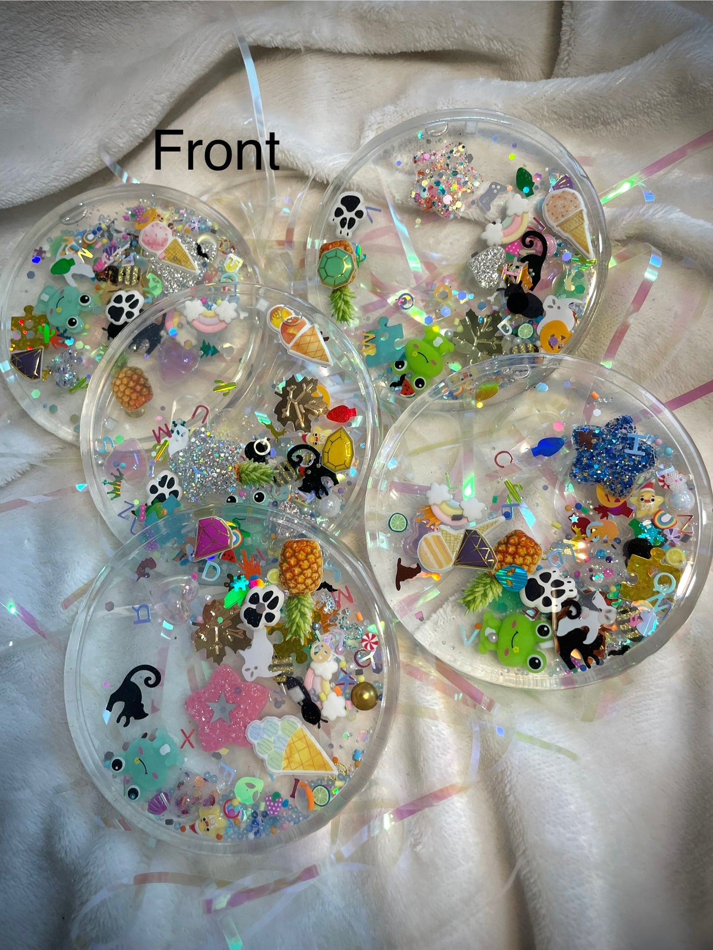 I-Spy Snow Globe Coaster, option 2