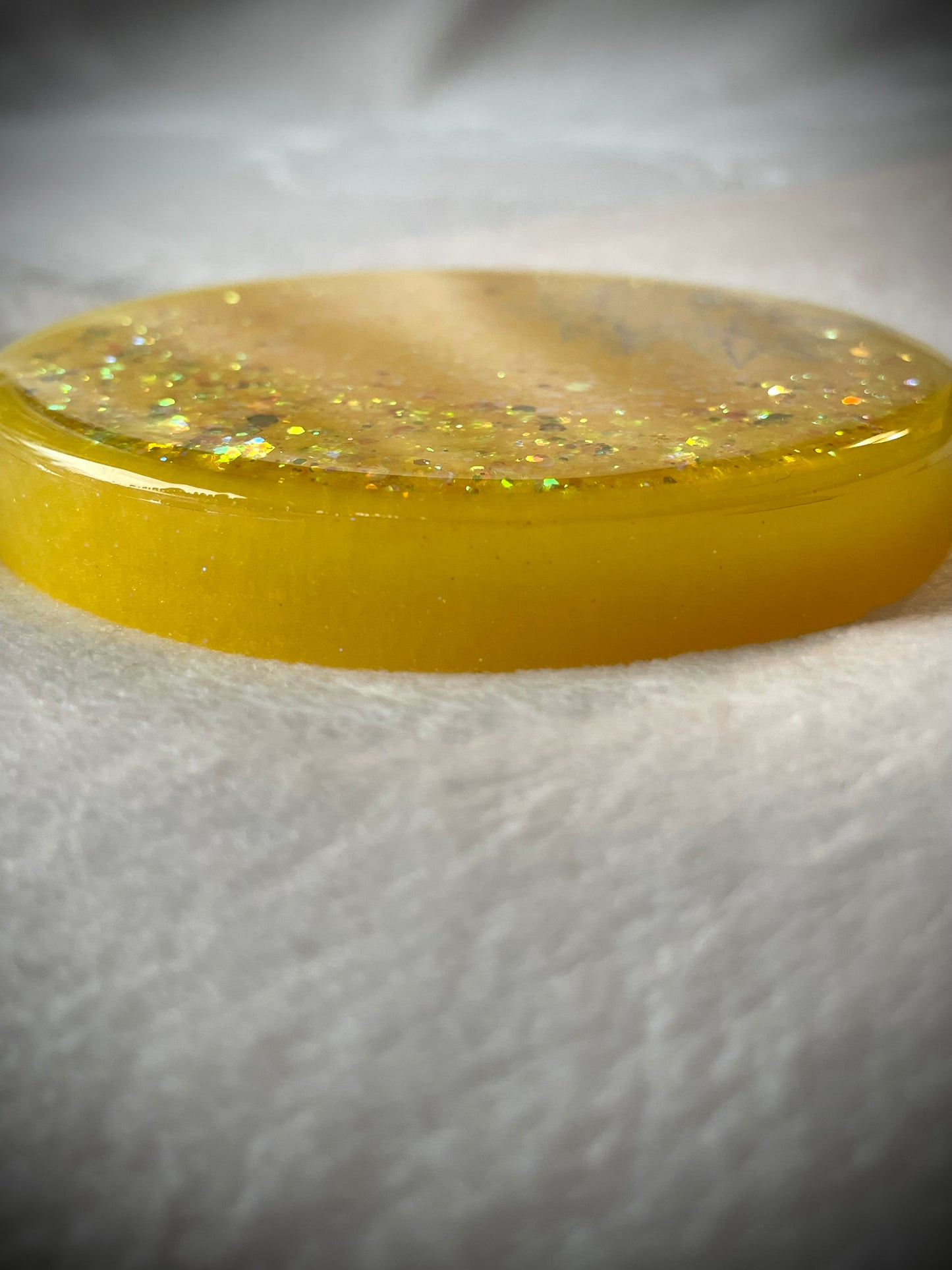 Holographic Floral Snow Globe Coasters