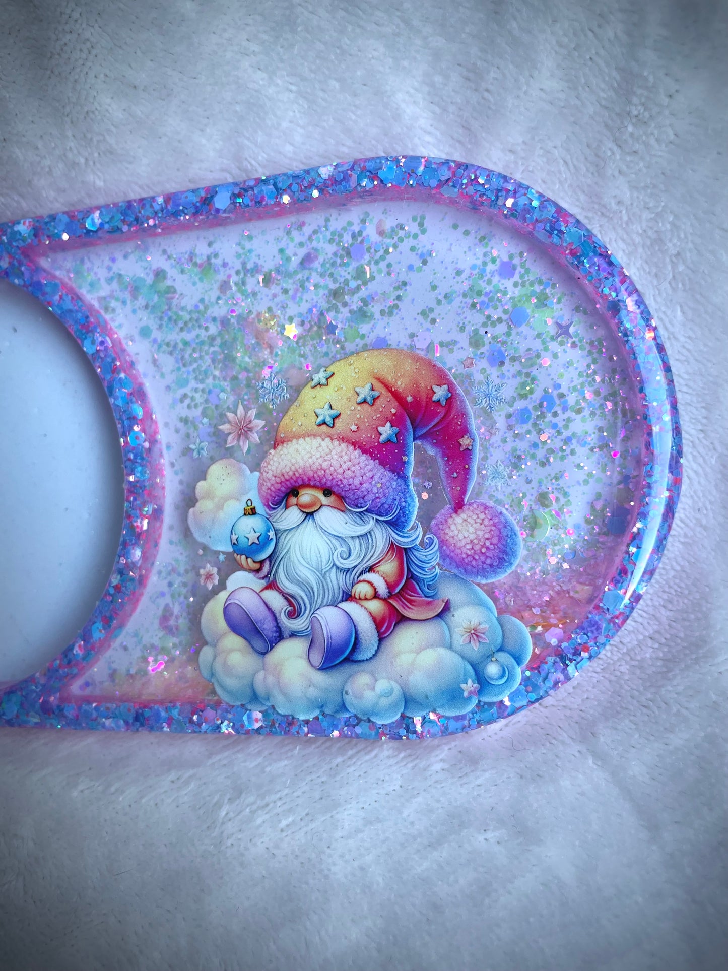 *Winter Gnome XL Snow Globe Coaster