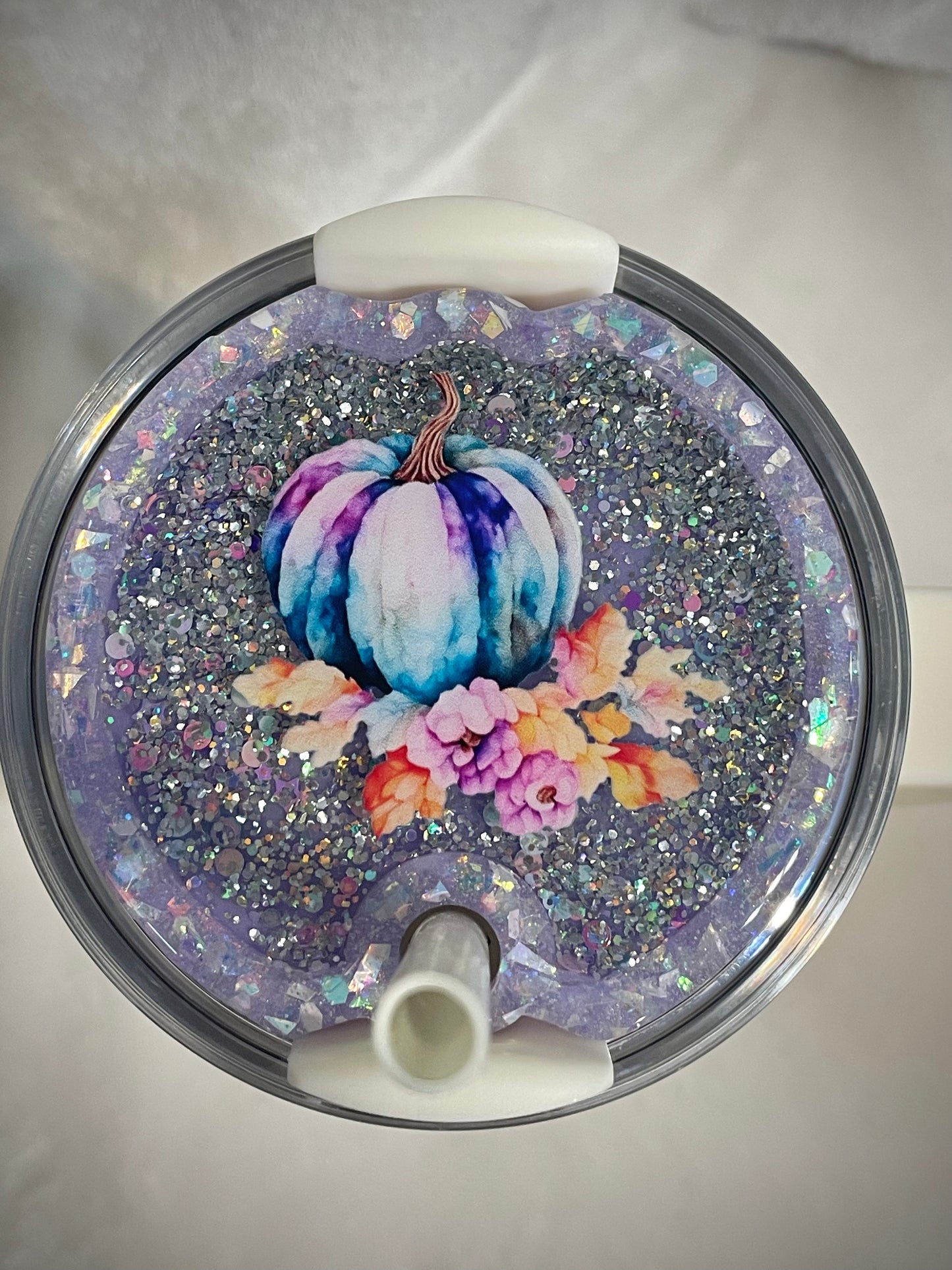 Purple Pumpkin Topper