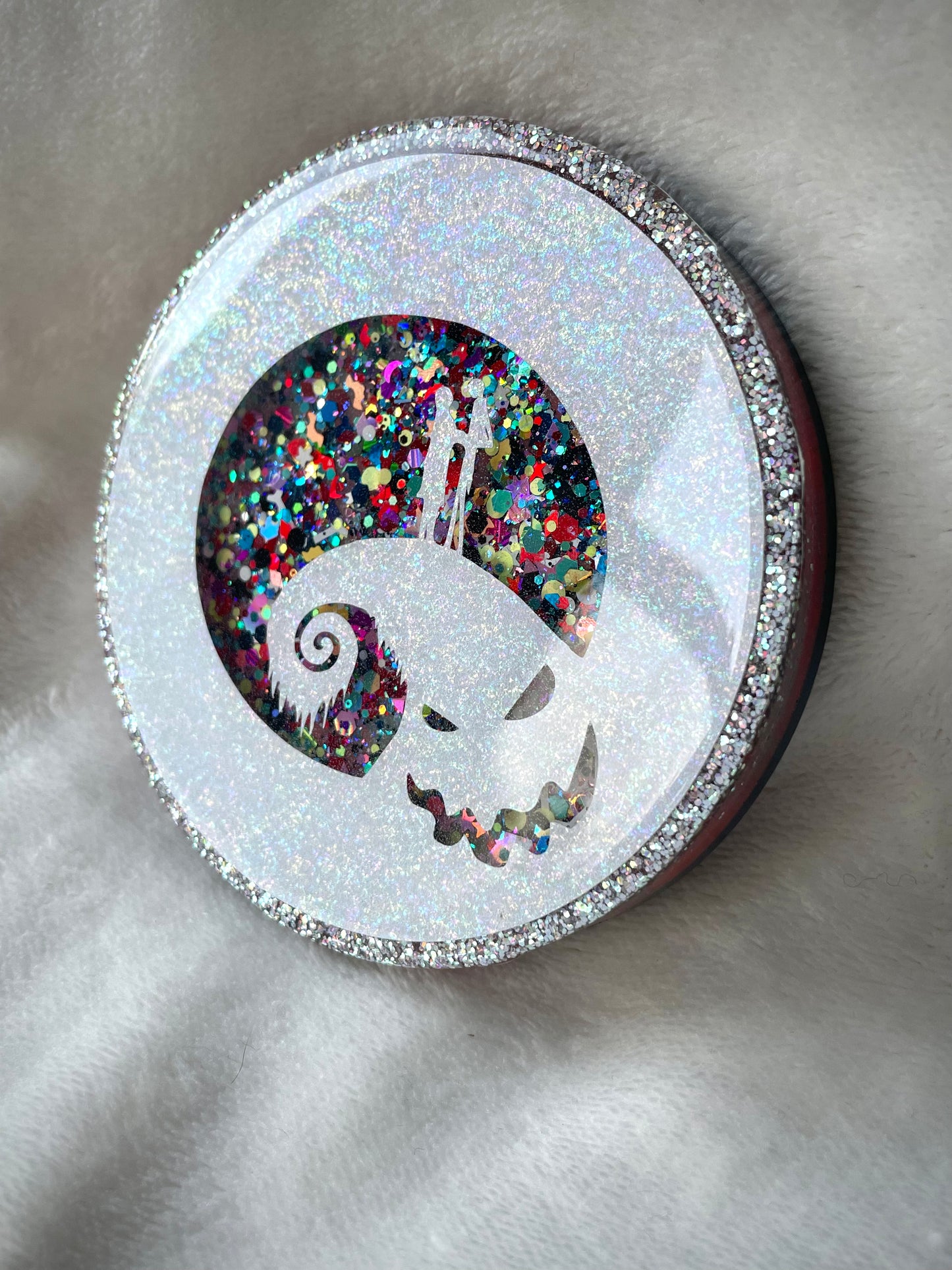 π€ Jack & Sally Snow Globe Coaster