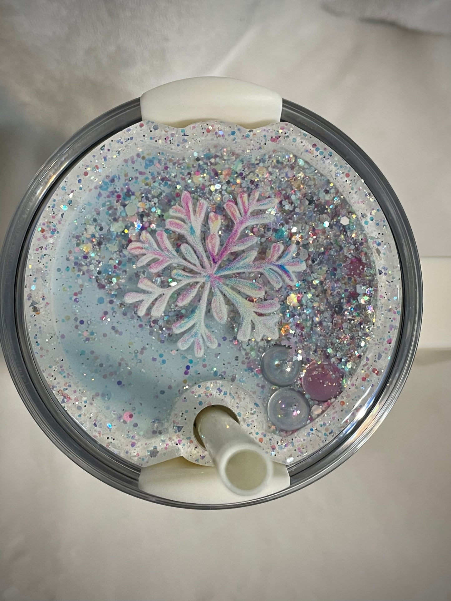 Pastel Snowflake Topper