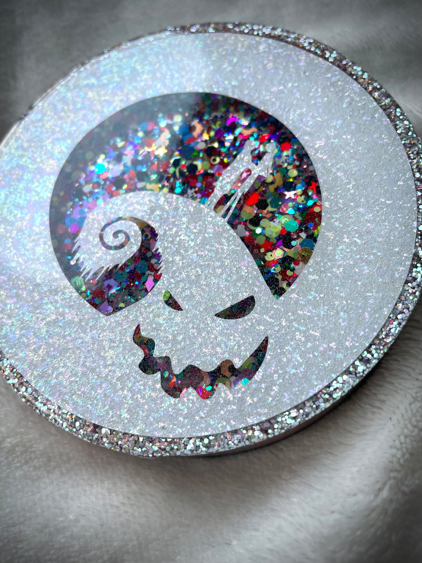 π€ Jack & Sally Snow Globe Coaster
