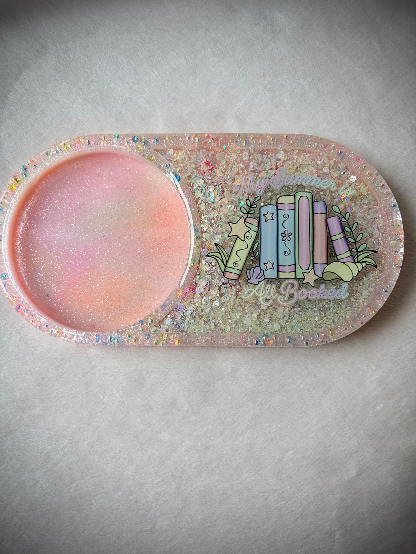 *My Summer is All Booked XL Snow Globe Coaster