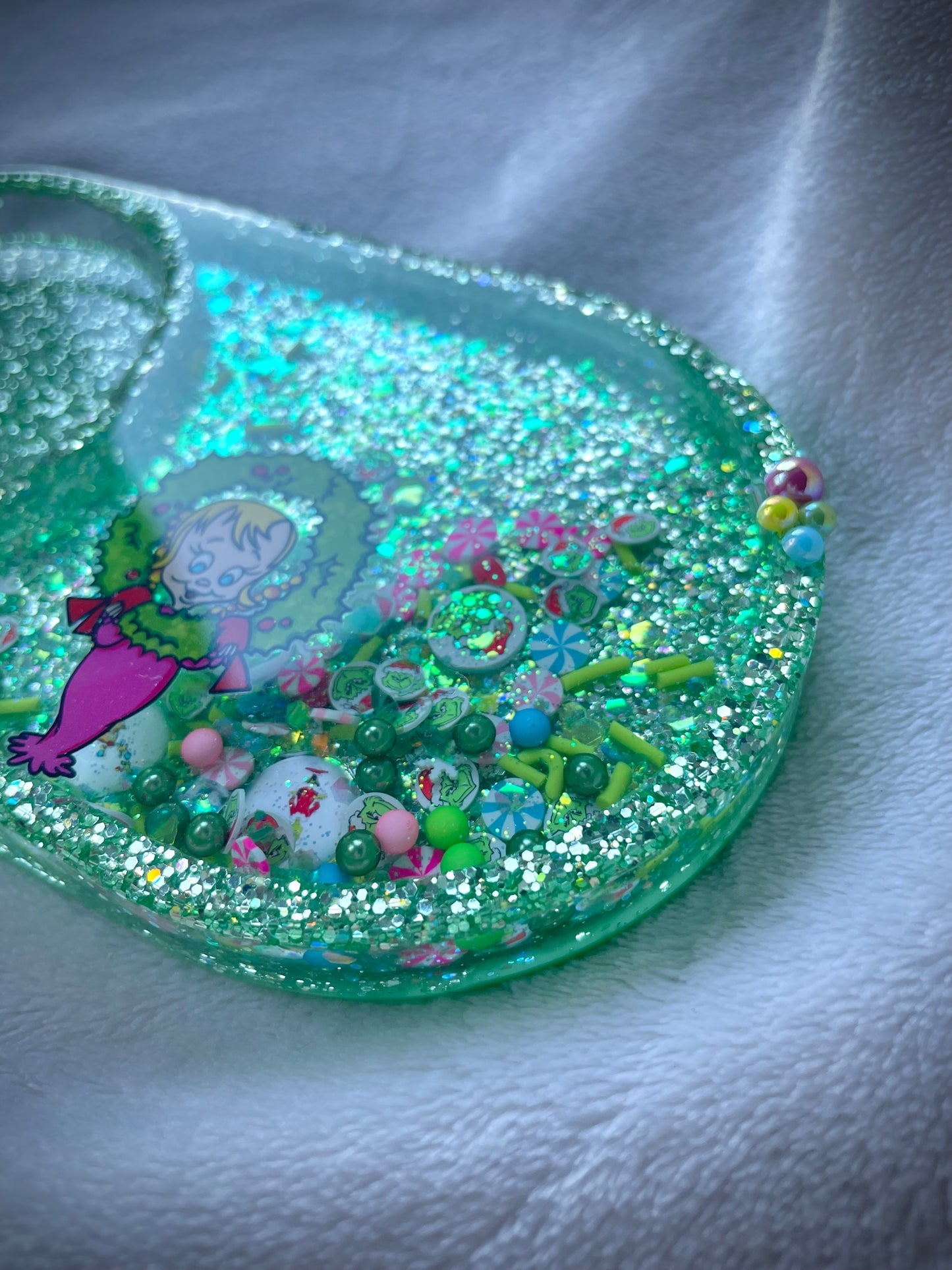 *Cindy Lou XL Snow Globe Coaster