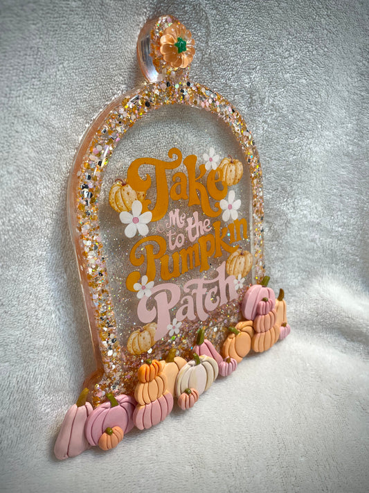 *Take Me To The Pumpkin Patch Cloche Shaker