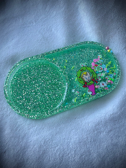 *Cindy Lou XL Snow Globe Coaster