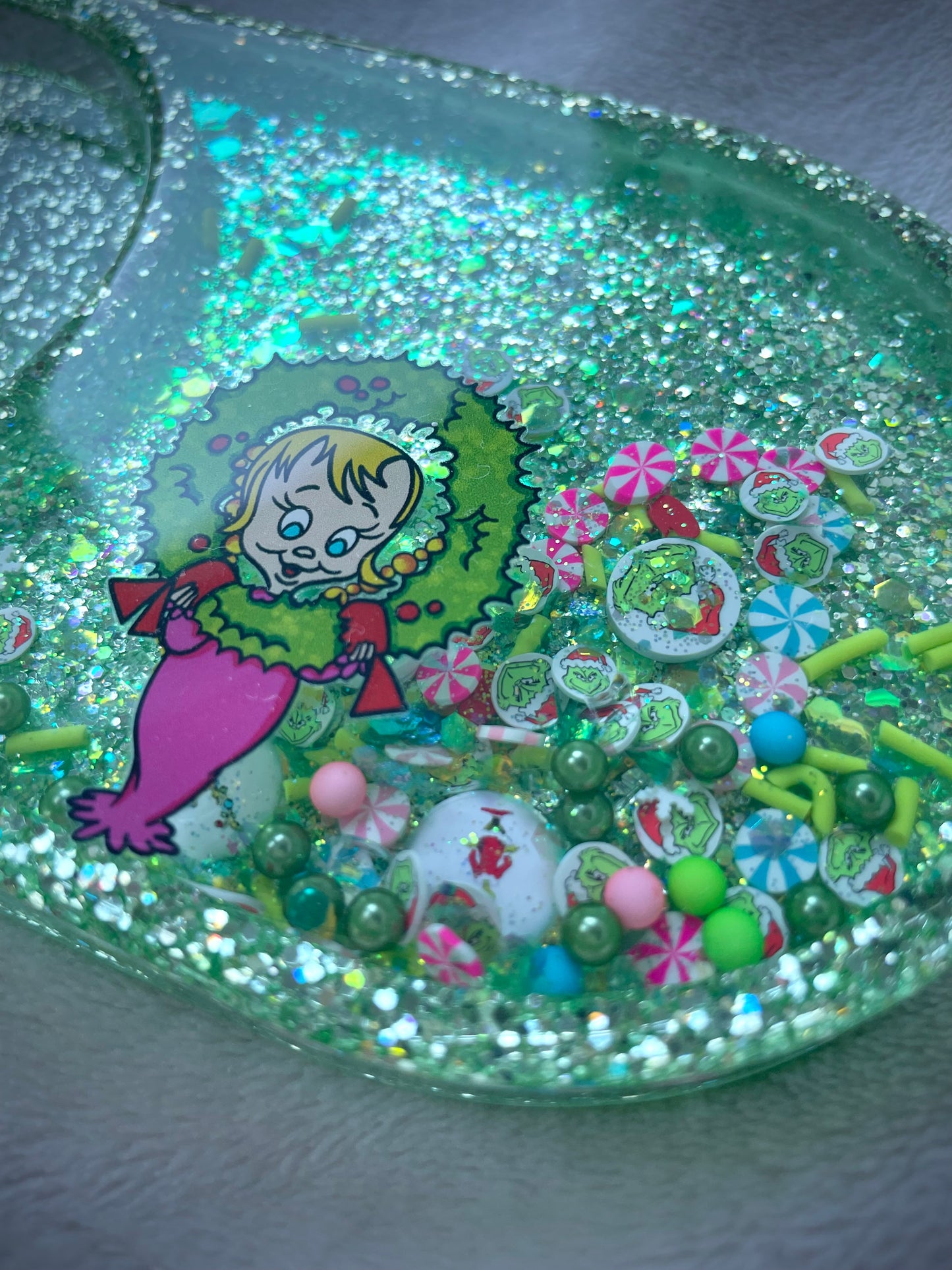 *Cindy Lou XL Snow Globe Coaster