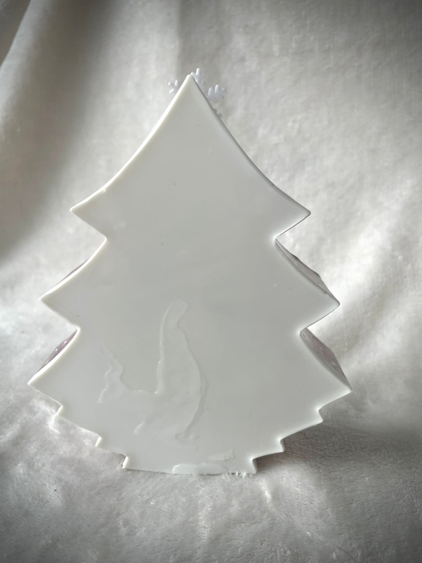 **Candyland Gingerbread Christmas Tree Snow Globe