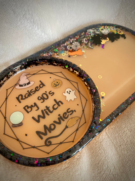 *90’s Witch XL Snow Globe Coaster, Option 2/2