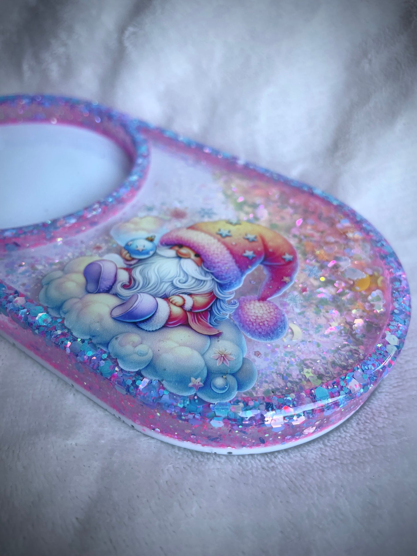 *Winter Gnome XL Snow Globe Coaster