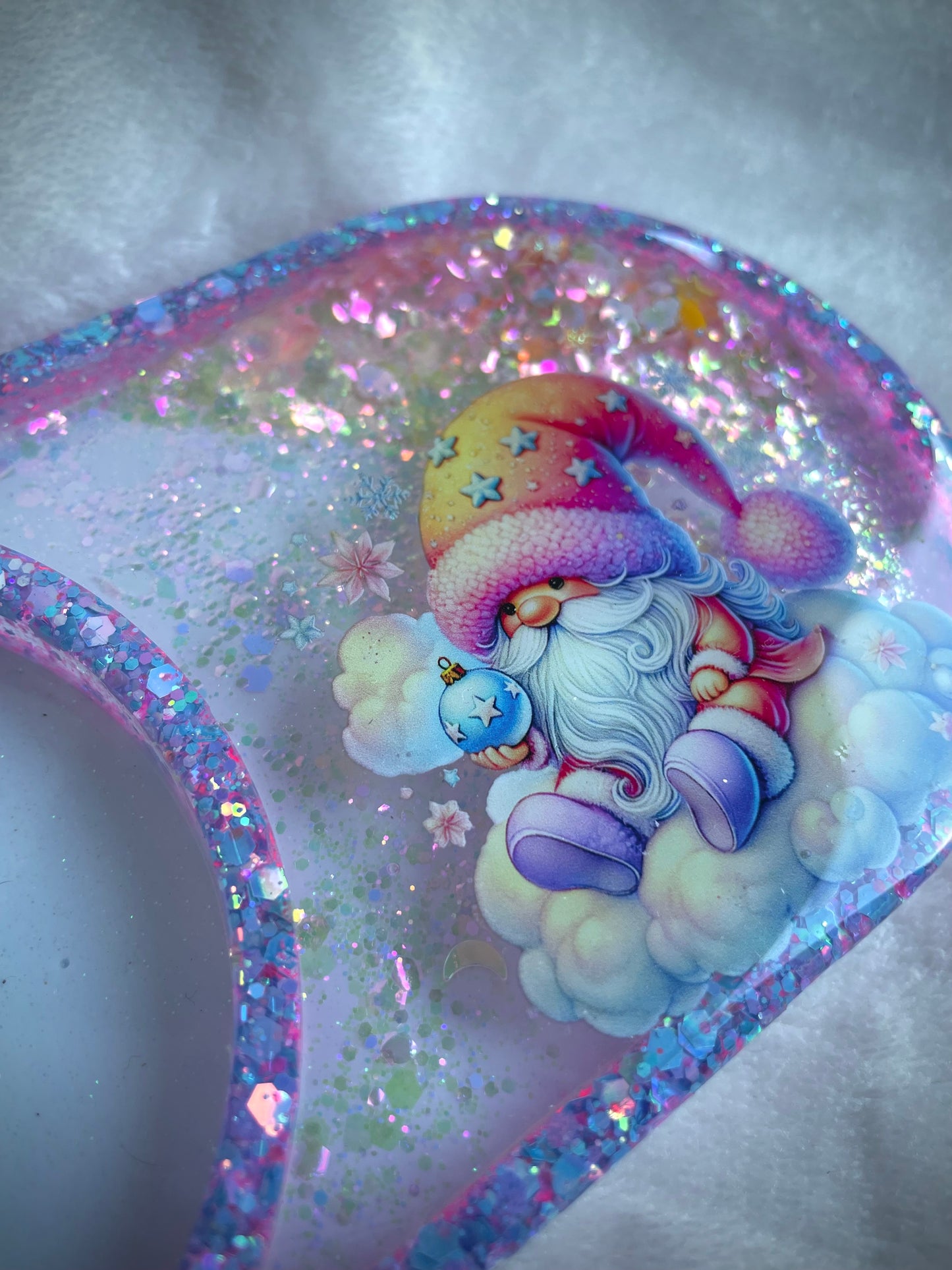 *Winter Gnome XL Snow Globe Coaster