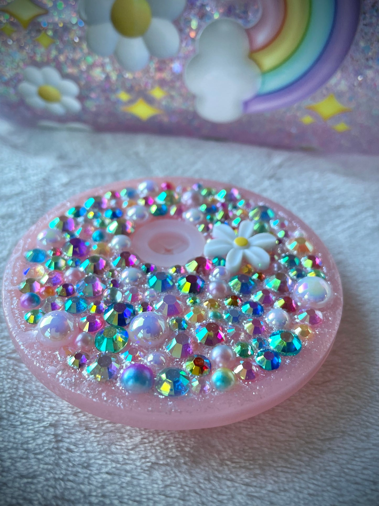 Rainbow Glass Snow Globe Tumbler