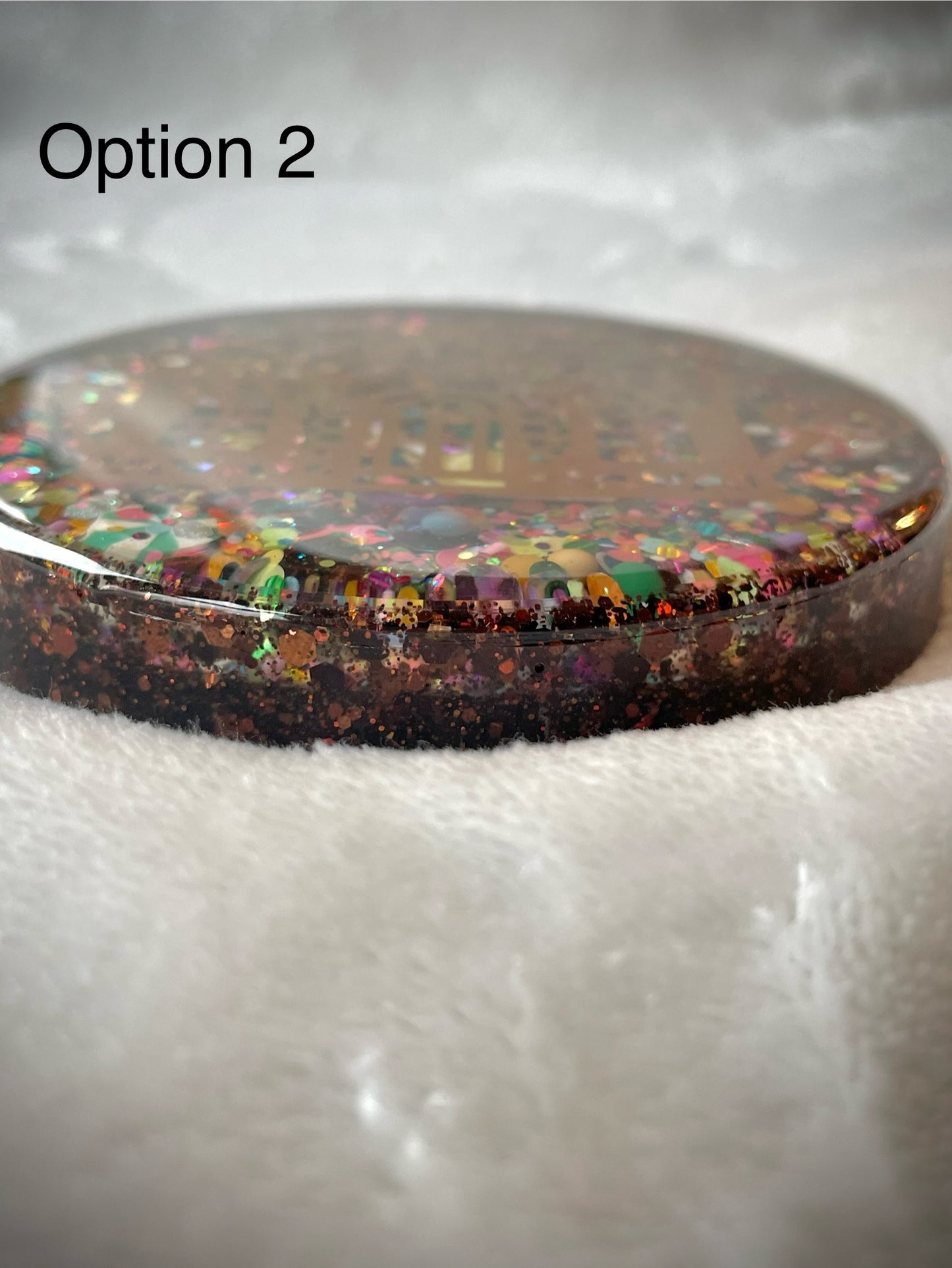 Gingerbread House Snow Globe Coaster