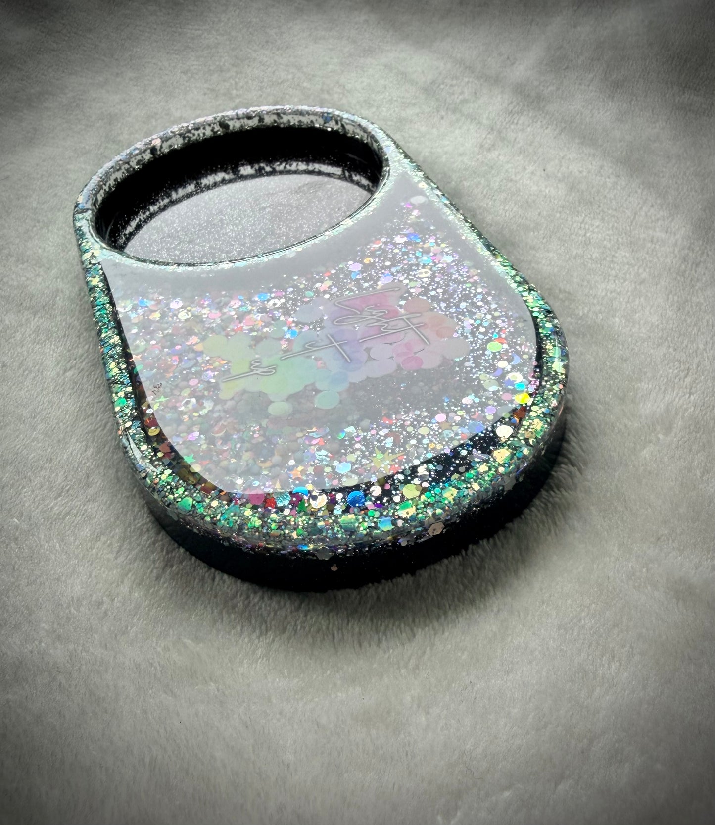 *Light it Up Neon XL Snow Globe Coaster