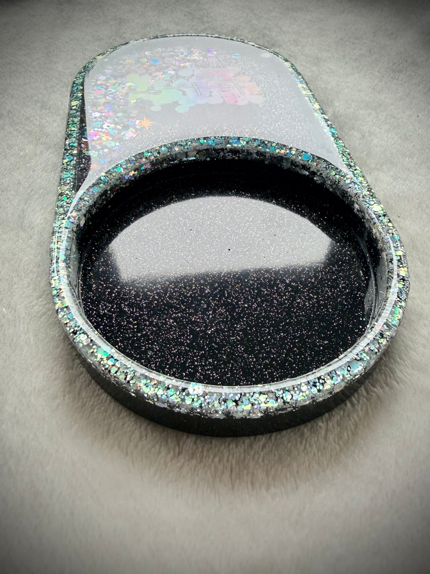 *Light it Up Neon XL Snow Globe Coaster