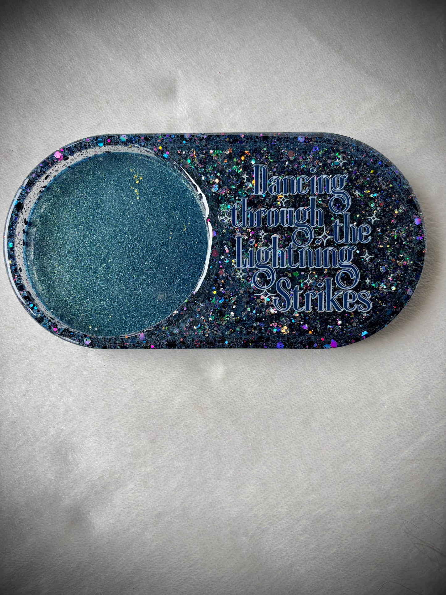 *Lightning Strikes XL Snow Globe Coaster