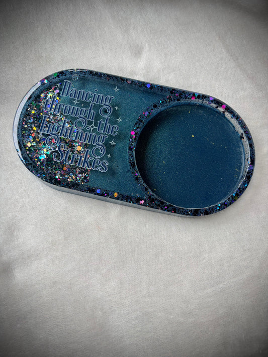 *Lightning Strikes XL Snow Globe Coaster