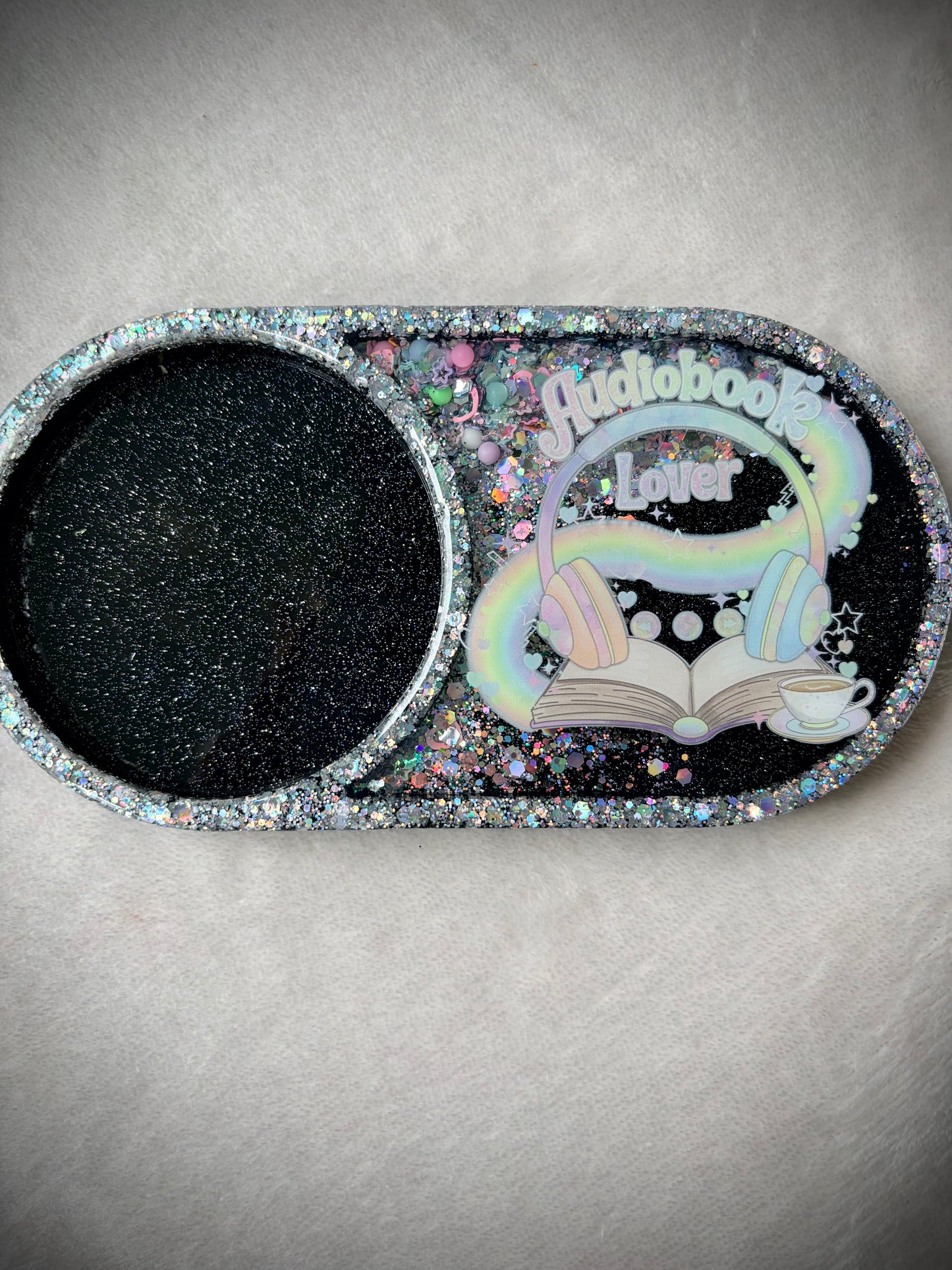 *Audiobook Lover XL Snow Globe Coaster