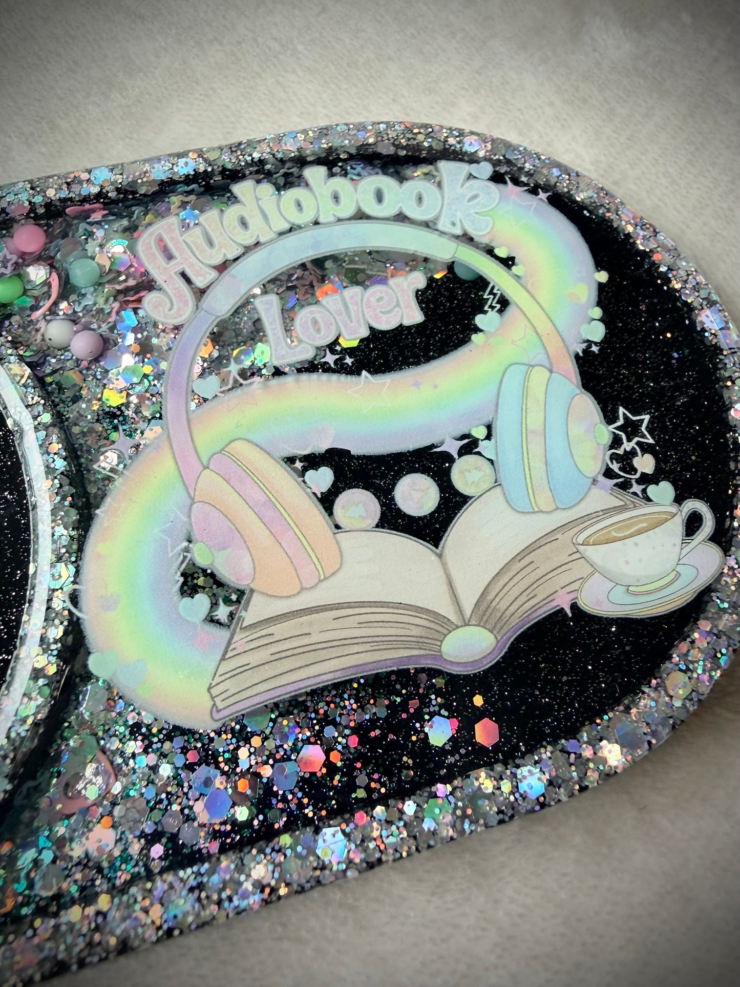 *Audiobook Lover XL Snow Globe Coaster