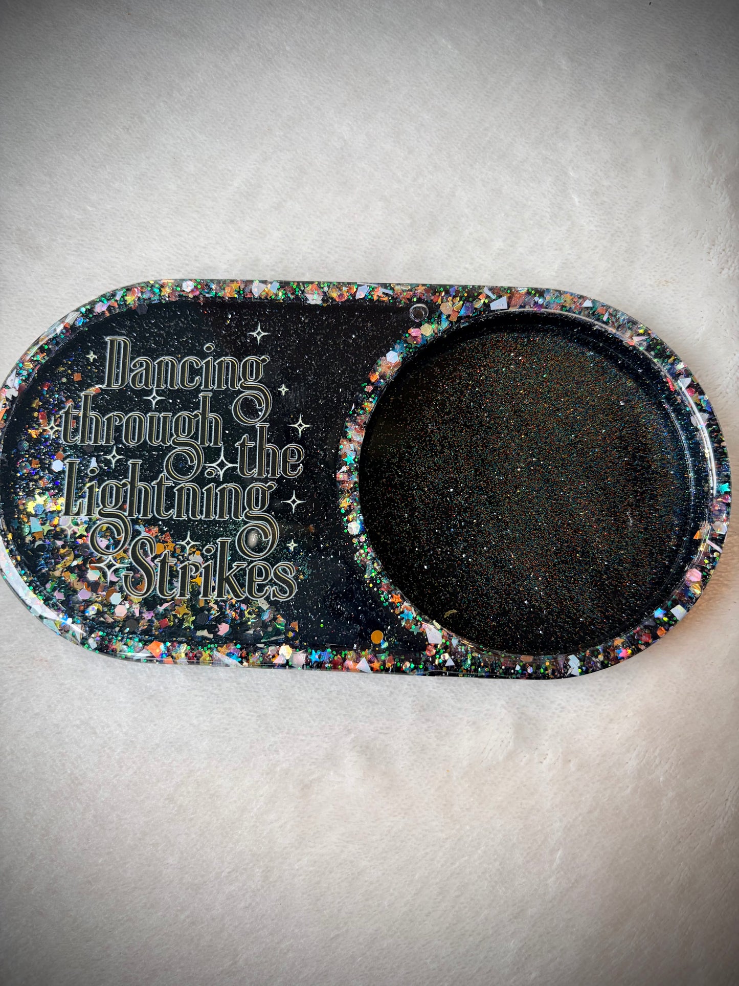 *Lightning Strikes XL Snow Globe Coaster